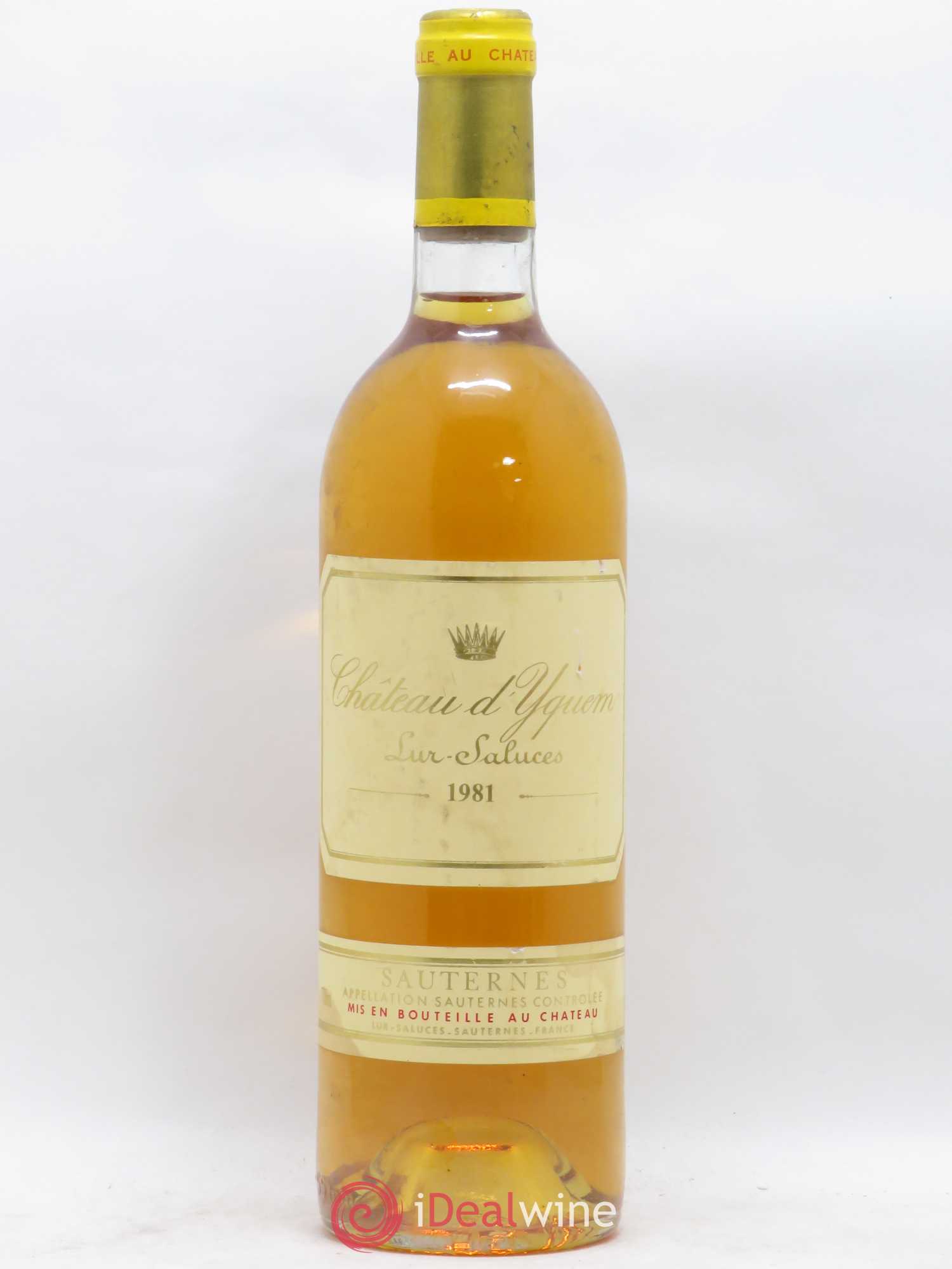 Château d' Yquem 1er Cru Classé Supérieur 1981 - Lotto di 1 bottiglia - 0