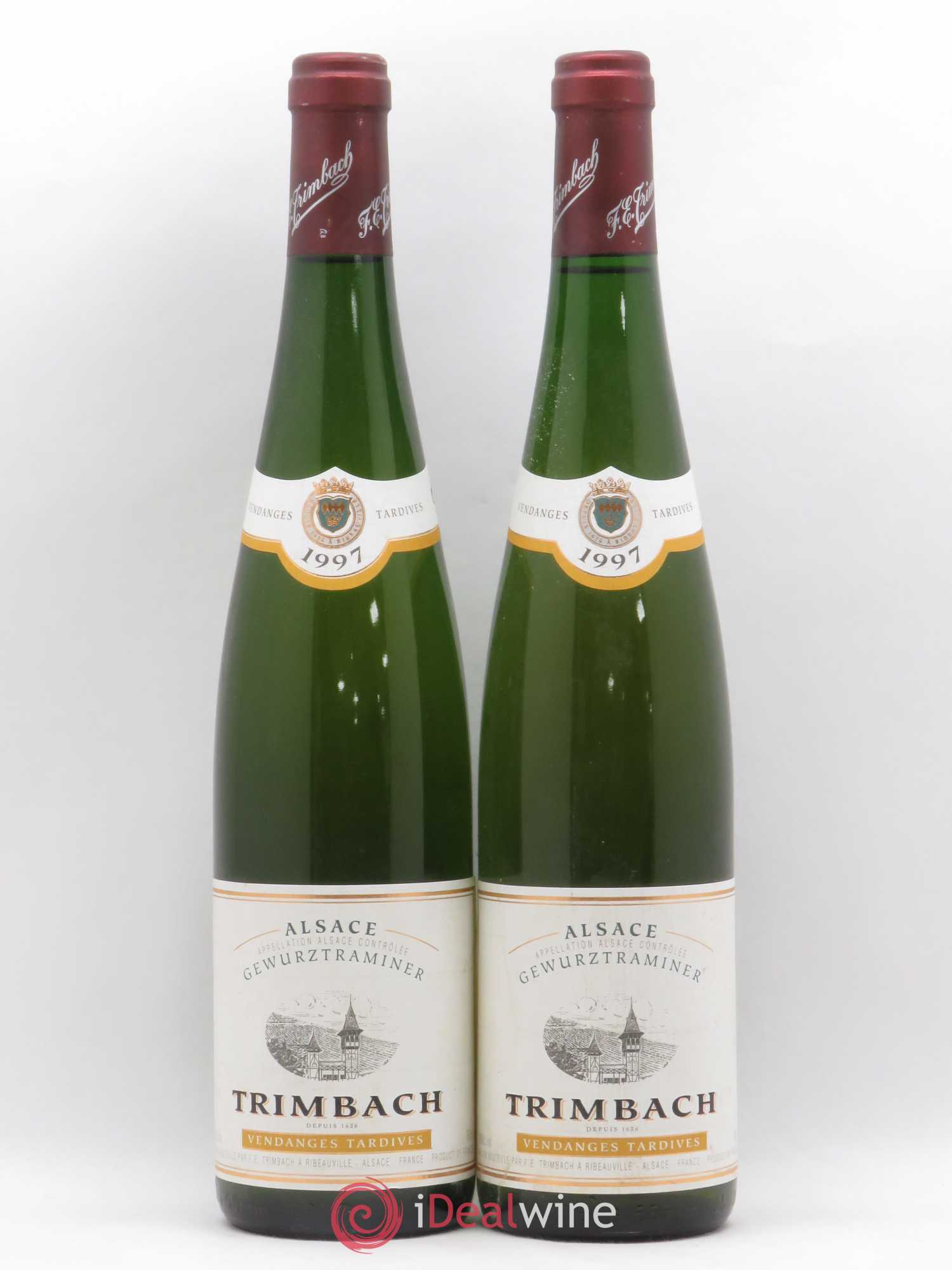 Alsace Gewurztraminer Vendanges Tardives Trimbach (Domaine) 1997 - Lotto di 2 bottiglie - 0