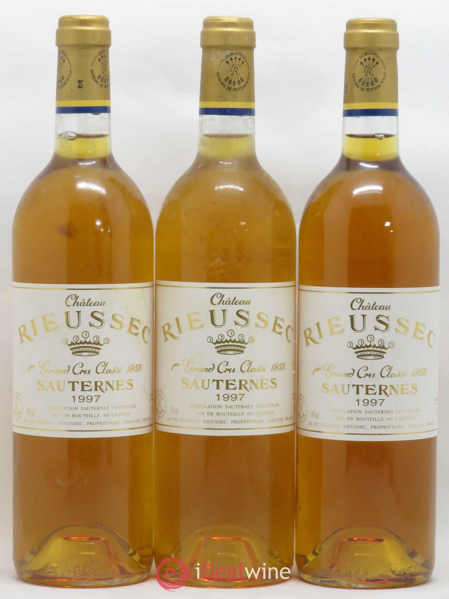 Château Rieussec 1er Grand Cru Classé 1997 - Lotto di 3 bottiglie - 0