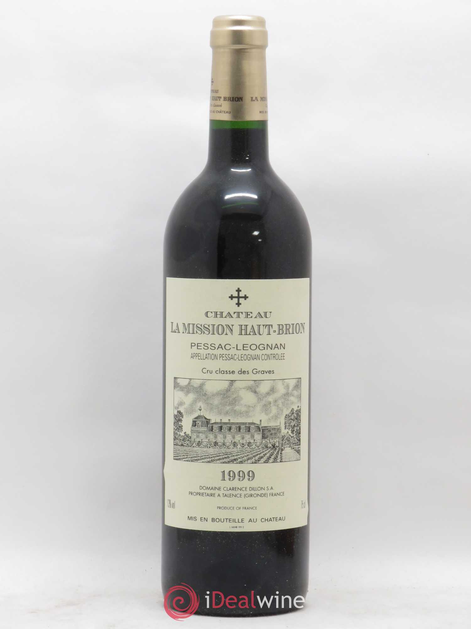 Château la Mission Haut-Brion Cru Classé de Graves 1999 - Lot de 1 bouteille - 0