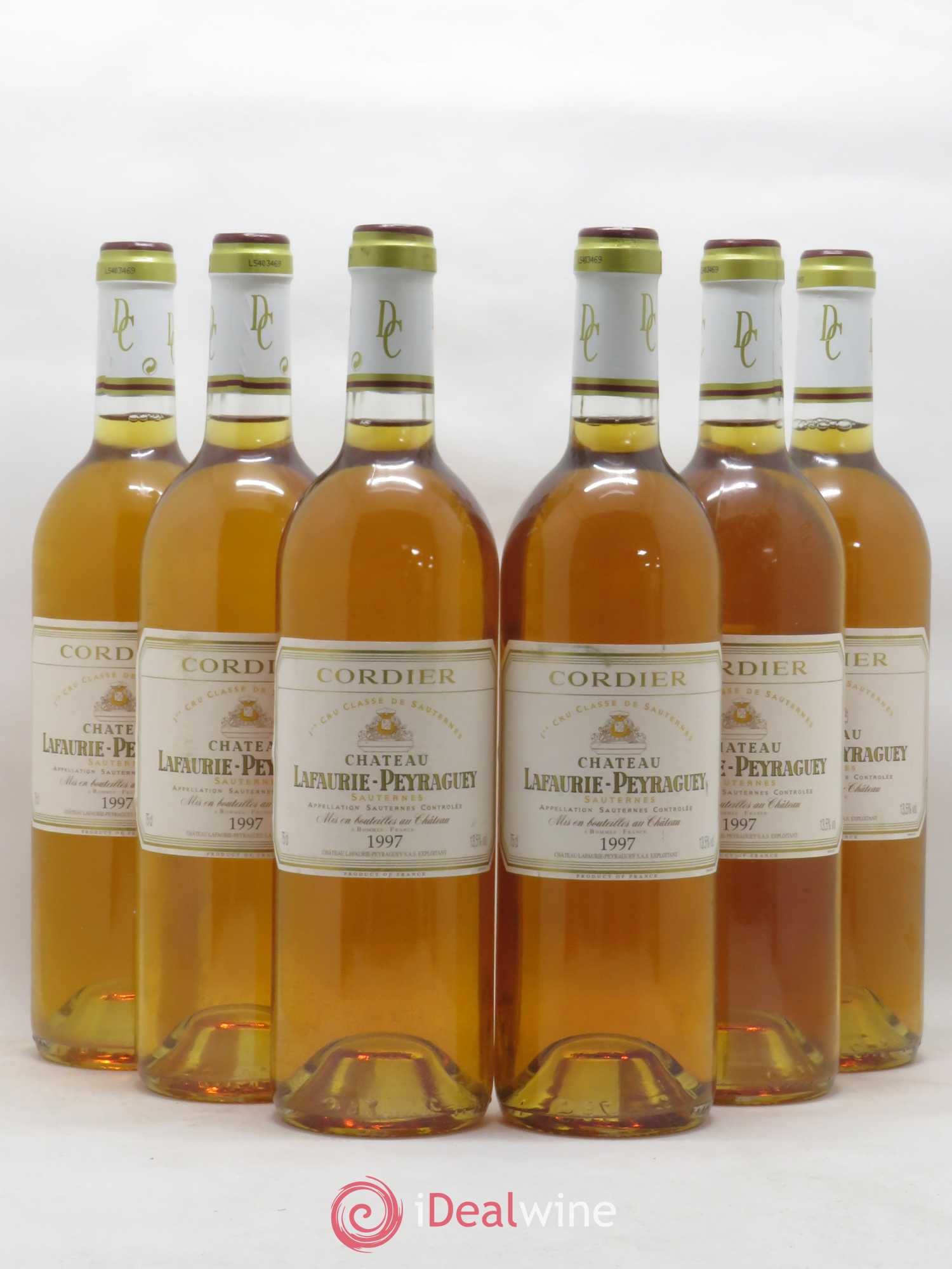 Château Lafaurie-Peyraguey 1er Grand Cru Classé 1997 - Lotto di 6 bottiglie - 0