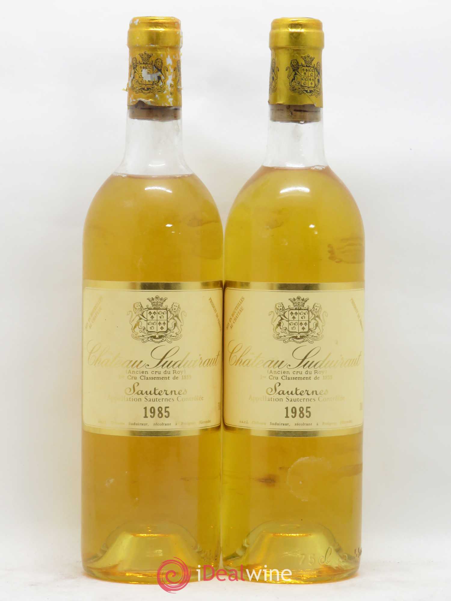 Château Suduiraut 1er Grand Cru Classé 1985 - Lotto di 2 bottiglie - 0