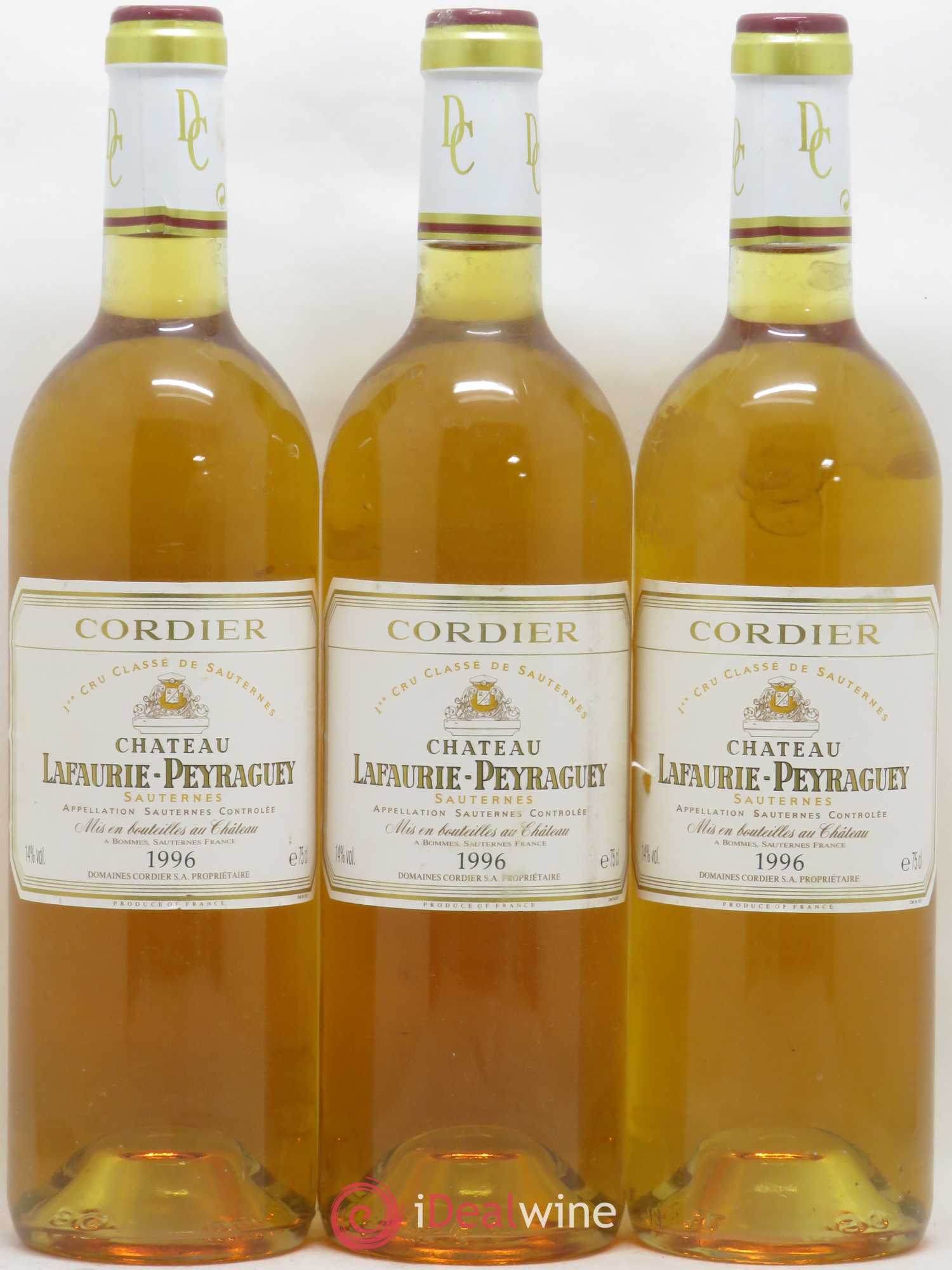 Château Lafaurie-Peyraguey 1er Grand Cru Classé 1996 - Lotto di 6 bottiglie - 1