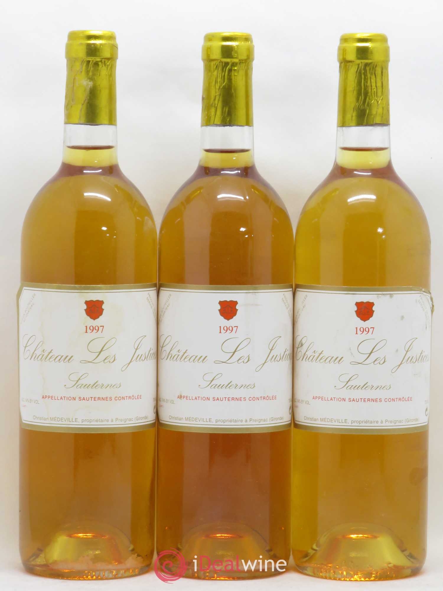 Château les Justices Cru Bourgeois 1997 - Lotto di 6 bottiglie - 2