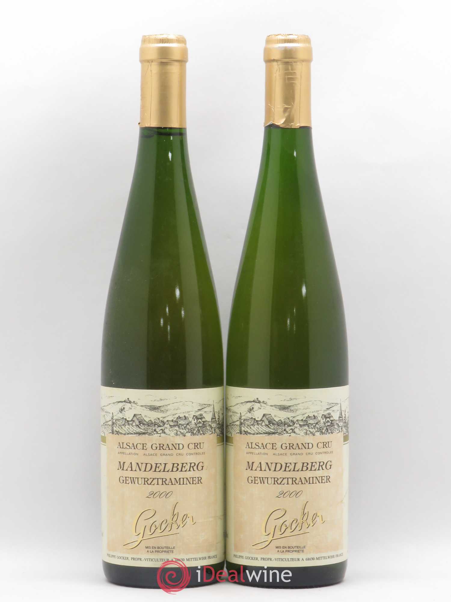 Gewurztraminer Grand Cru Mandelberg Gocker 2000 - Lot de 2 bouteilles - 0
