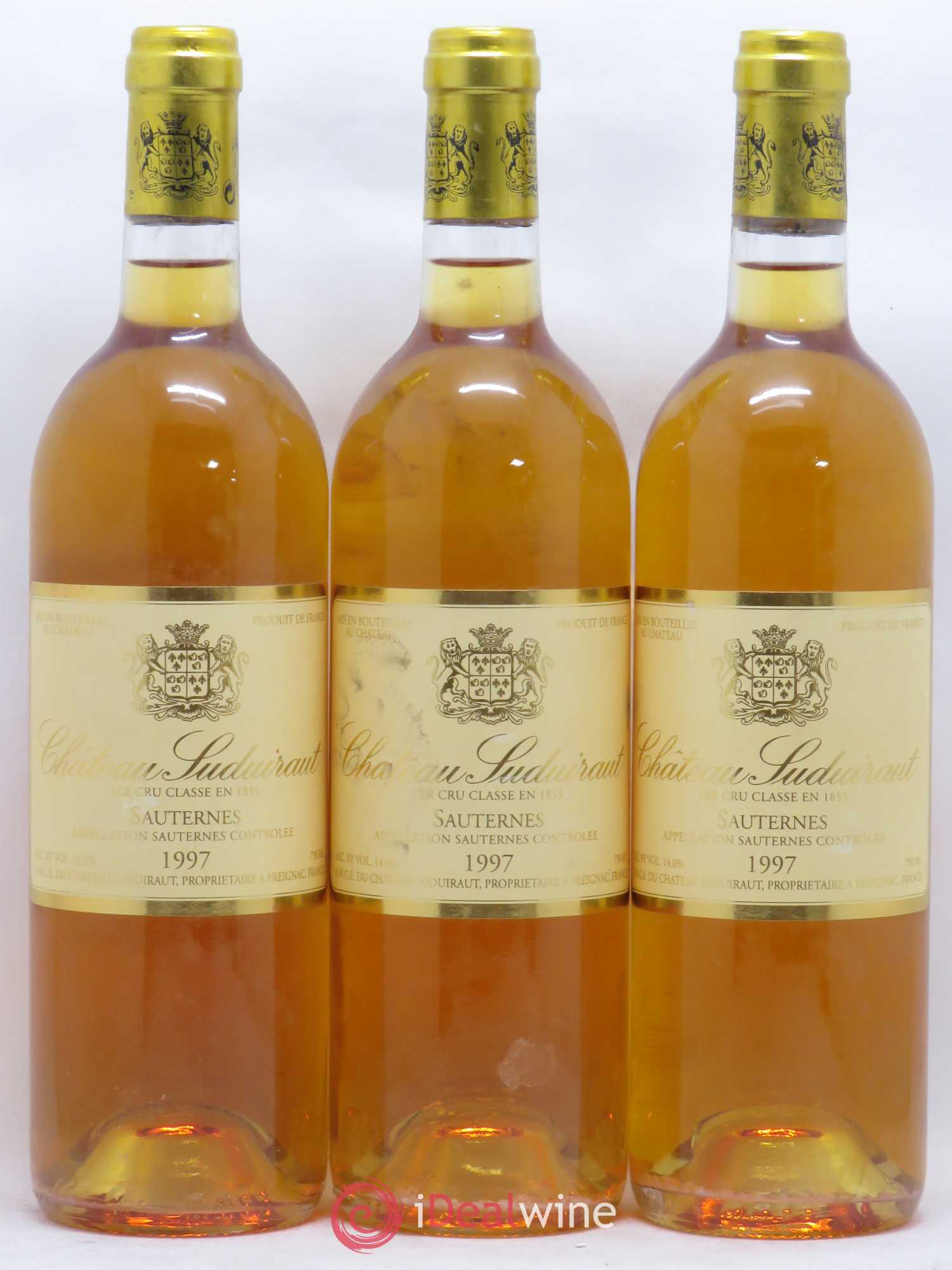 Château Suduiraut 1er Grand Cru Classé 1997 - Lotto di 3 bottiglie - 0