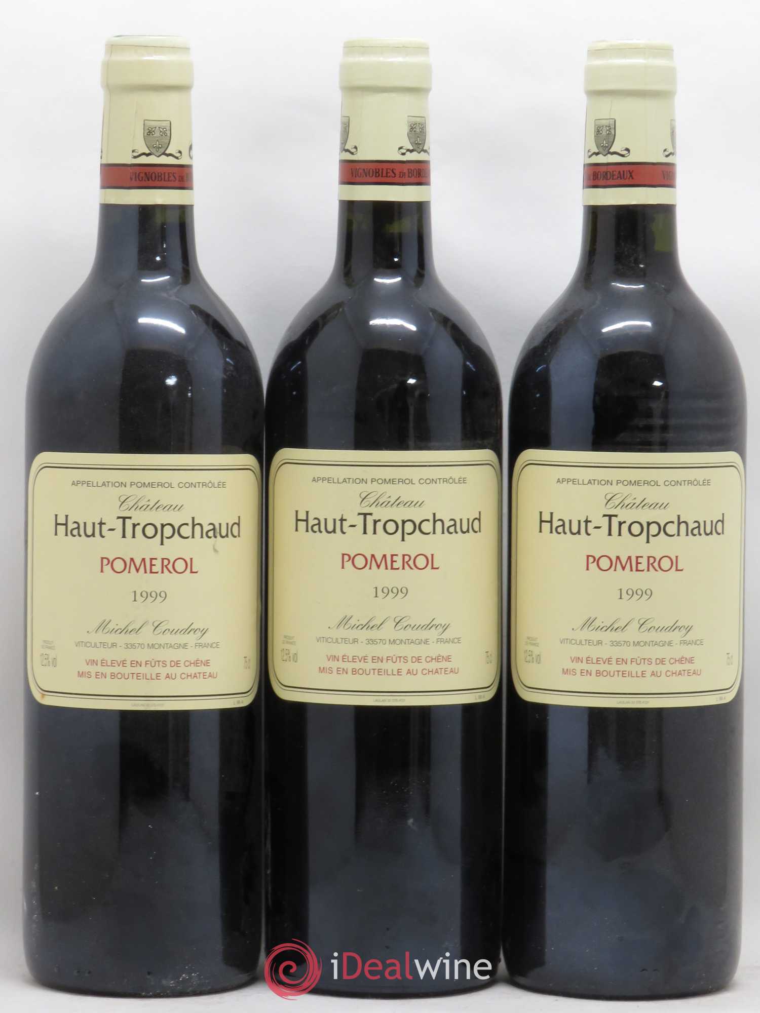 Château Haut Tropchaud 1999 - Lot de 6 bouteilles - 1