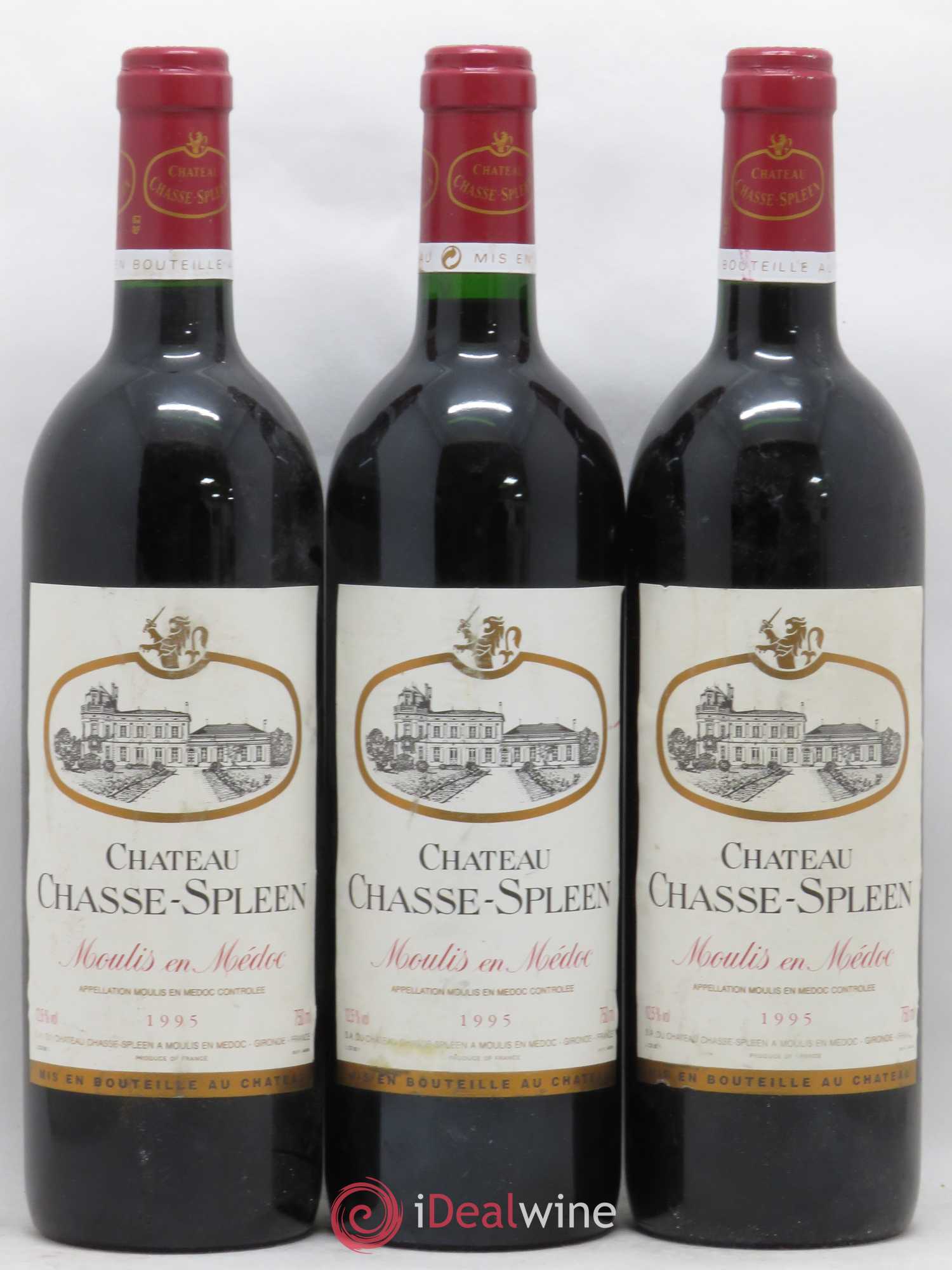 Château Chasse Spleen 1995 - Lot de 6 bouteilles - 2