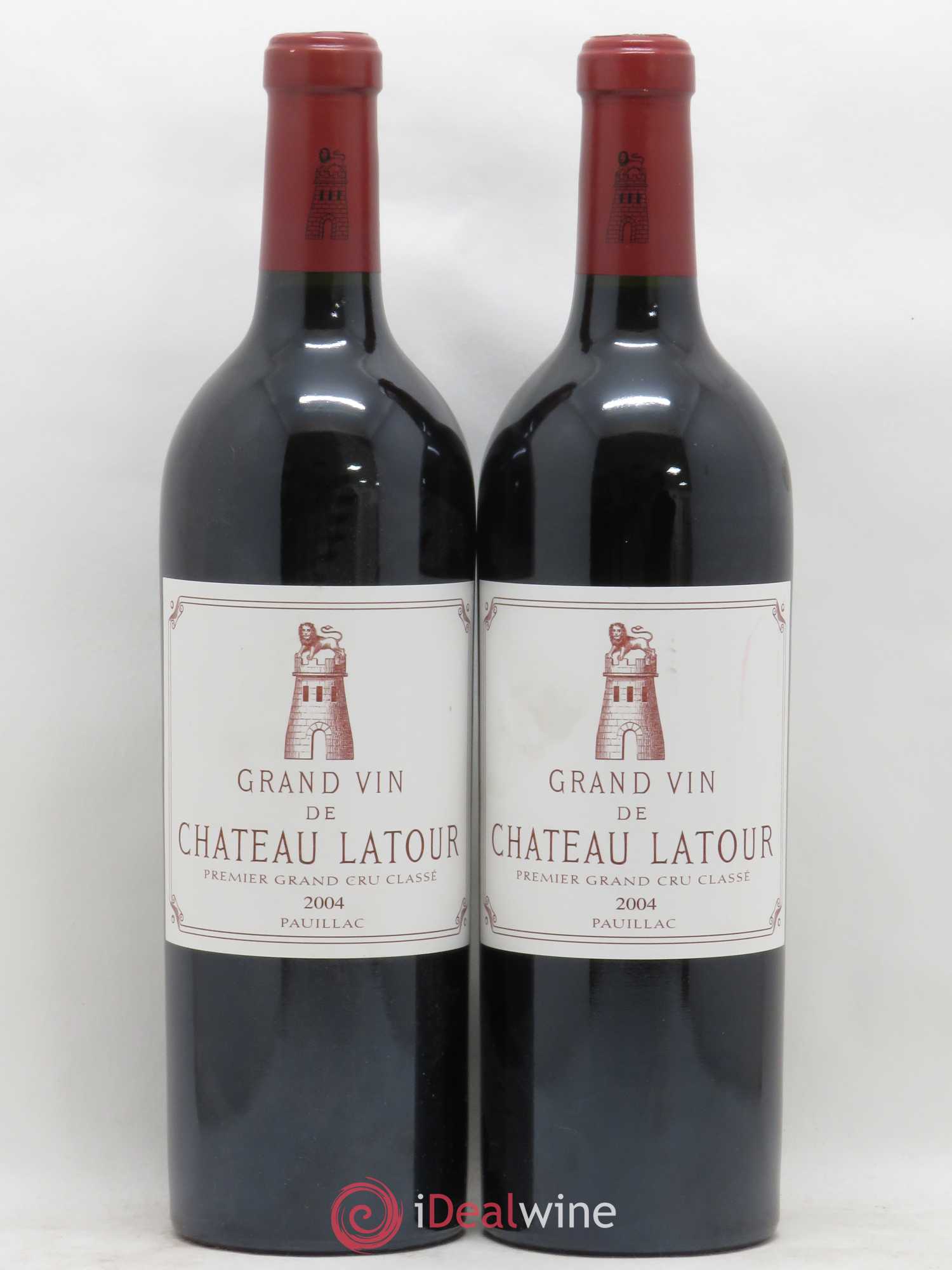 Château Latour 1er Grand Cru Classé 2004 - Lot de 2 bouteilles - 0