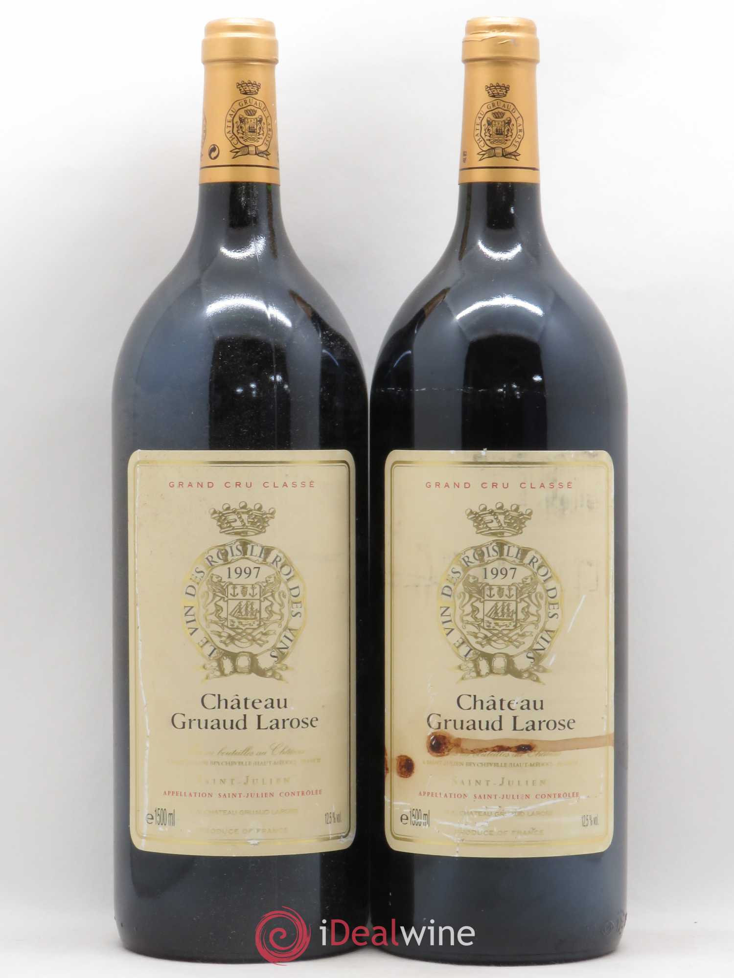 Château Gruaud Larose 2ème Grand Cru Classé 1997 - Lot de 2 magnums - 0