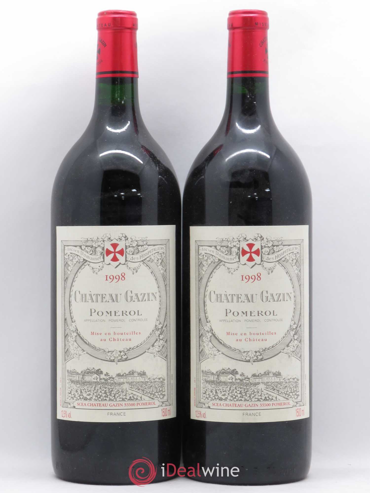 Château Gazin 1998 - Lot de 2 magnums - 0