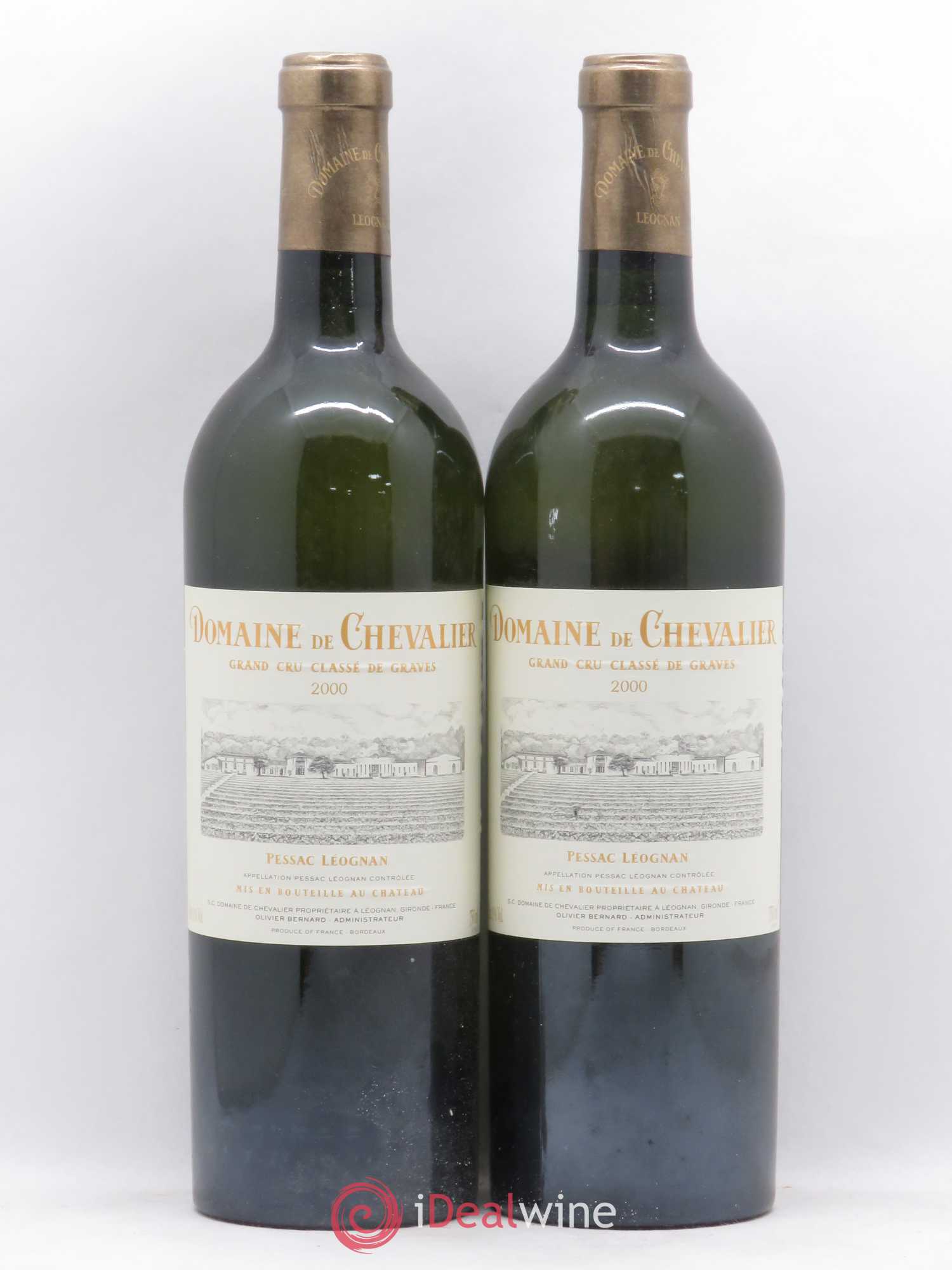 Domaine de Chevalier Cru Classé de Graves 2000 - Lot de 2 bouteilles - 0