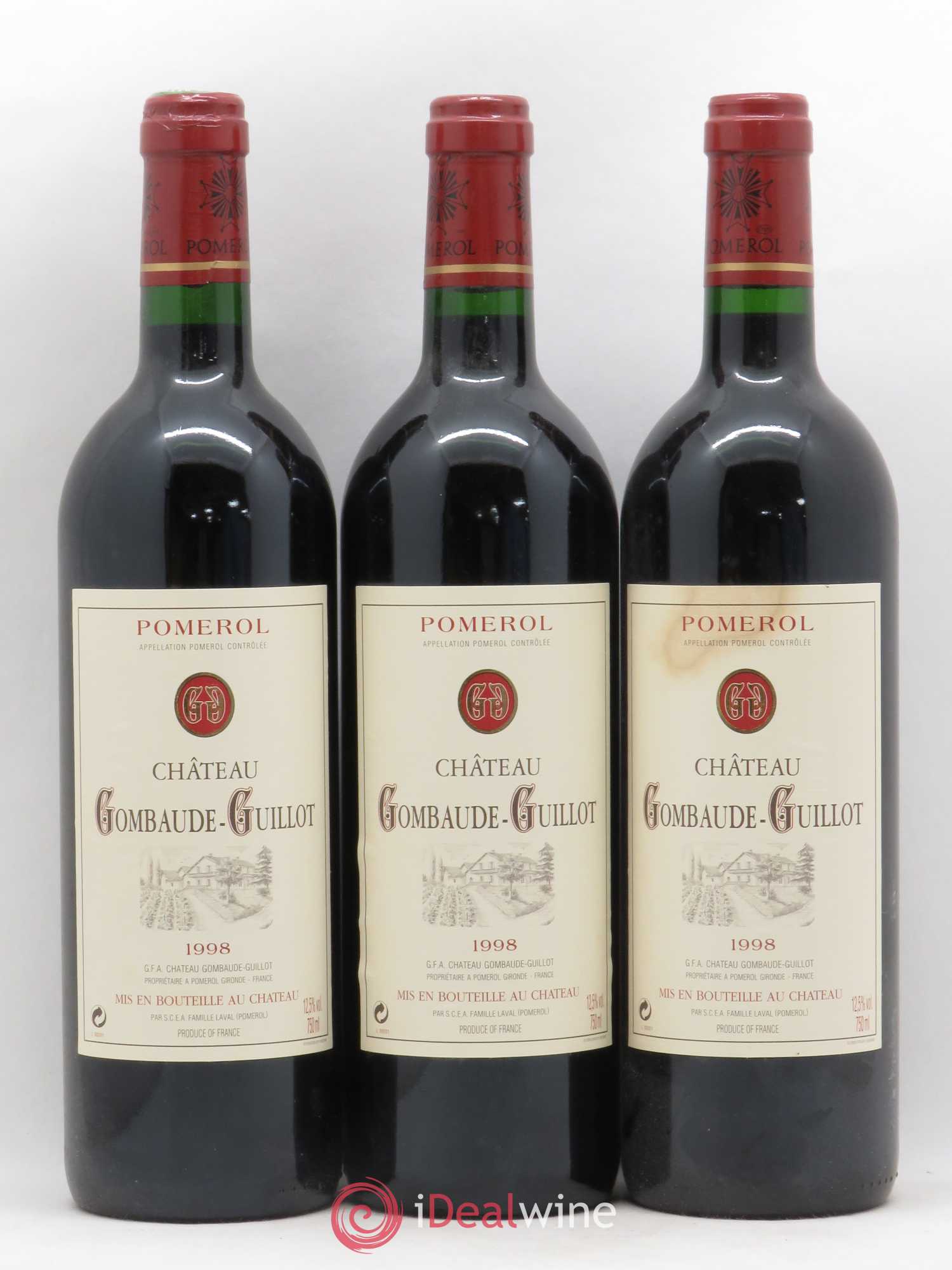 Château Gombaude Guillot 1998 - Lot de 6 bouteilles - 1