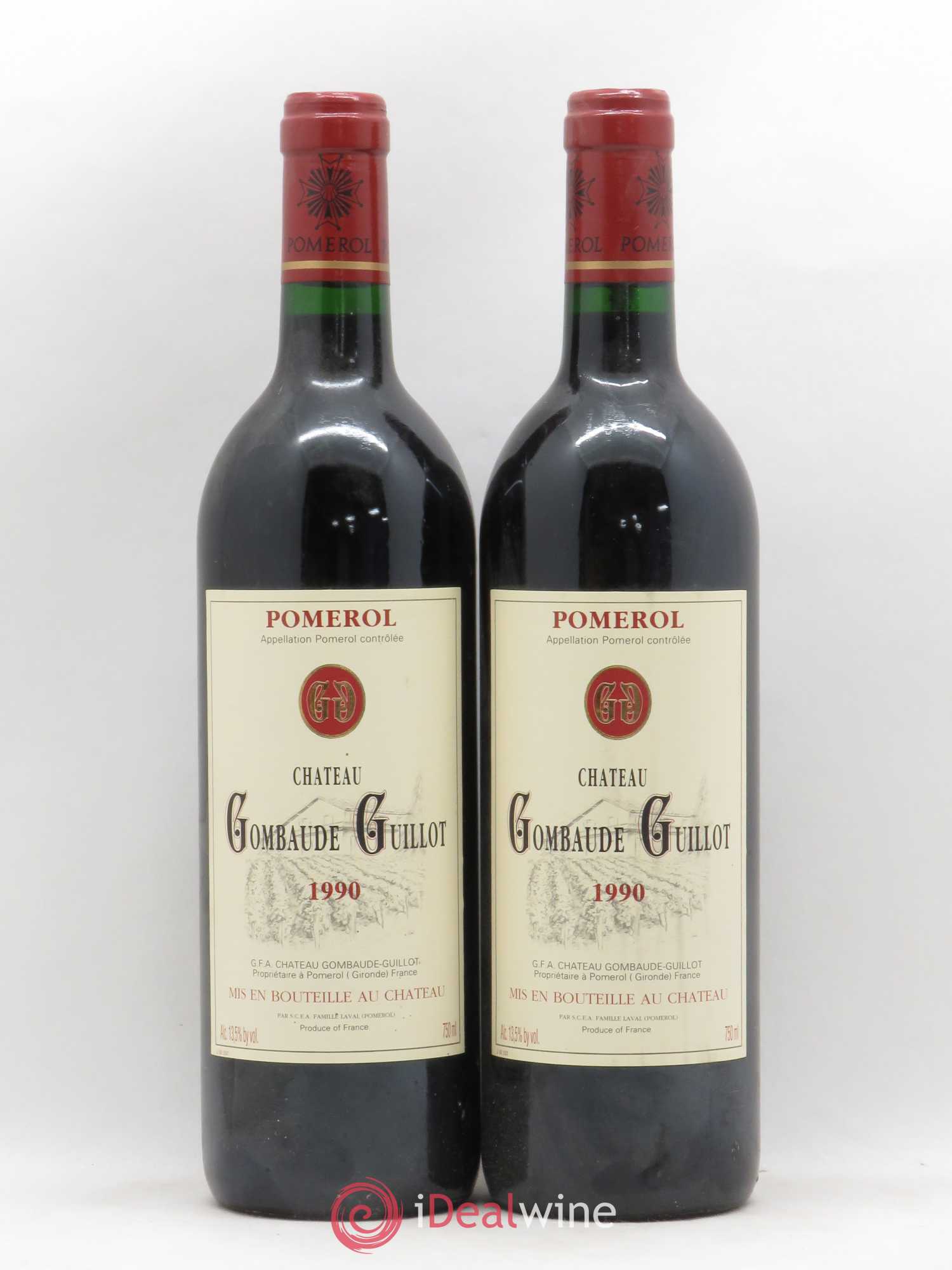 Château Gombaude Guillot 1990 - Posten von 2 Flaschen - 0