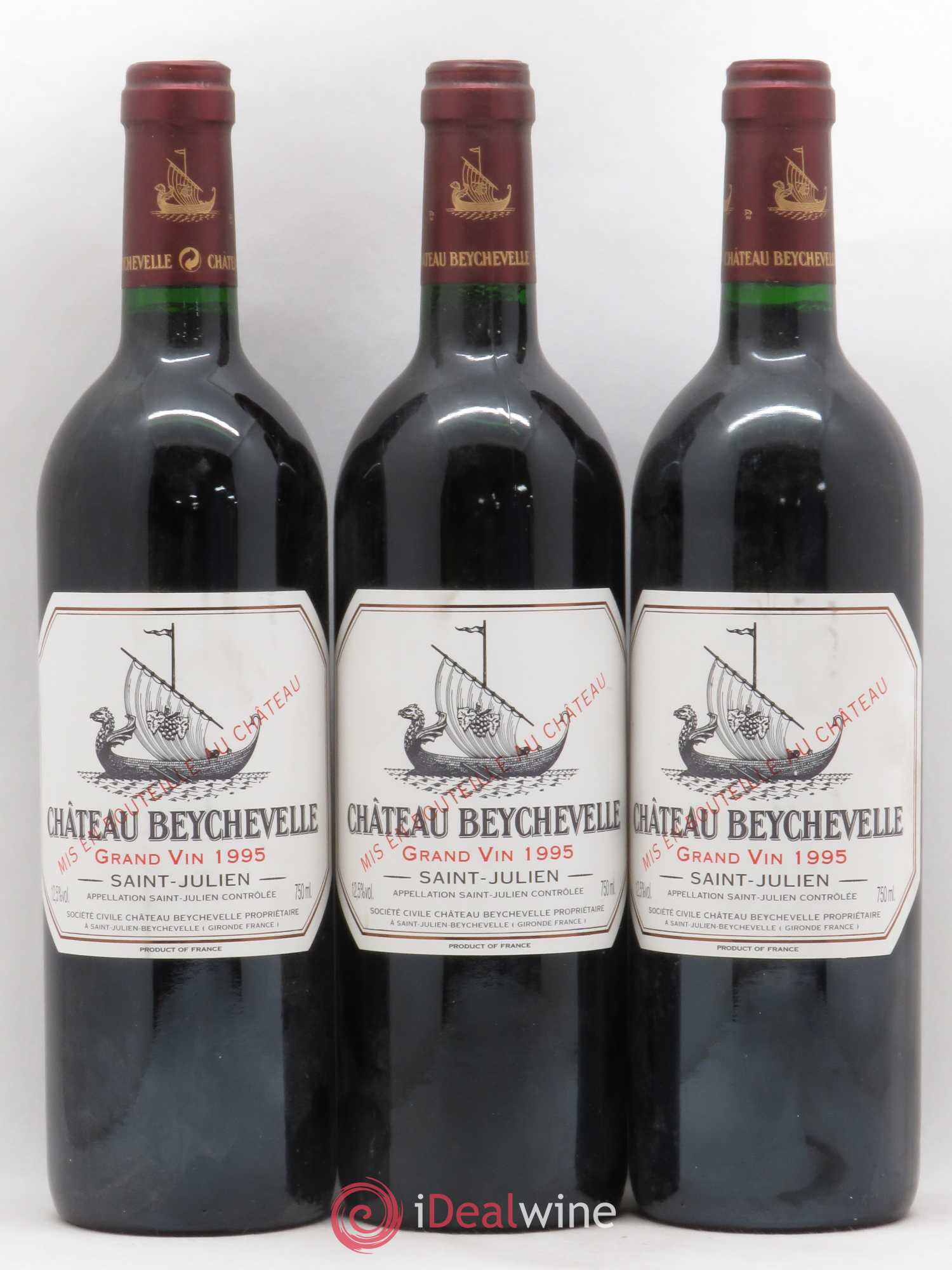 Château Beychevelle 4ème Grand Cru Classé 1995 - Lot de 12 bouteilles - 1