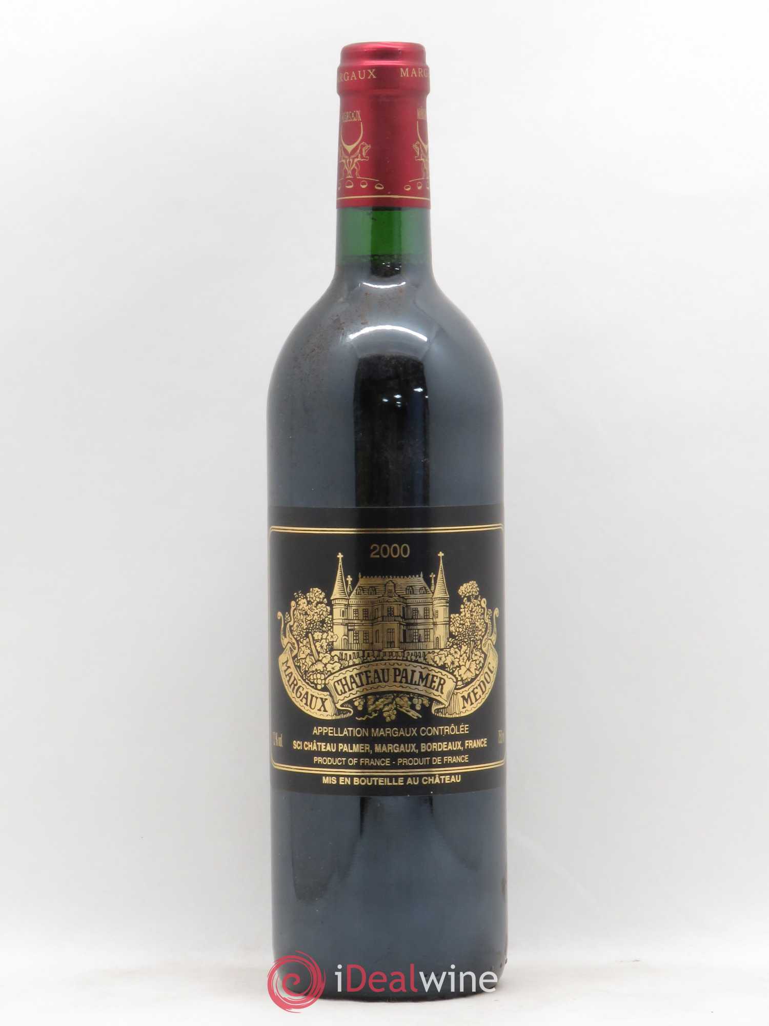 Château Palmer 3ème Grand Cru Classé 2000 - Lot de 1 bouteille - 0
