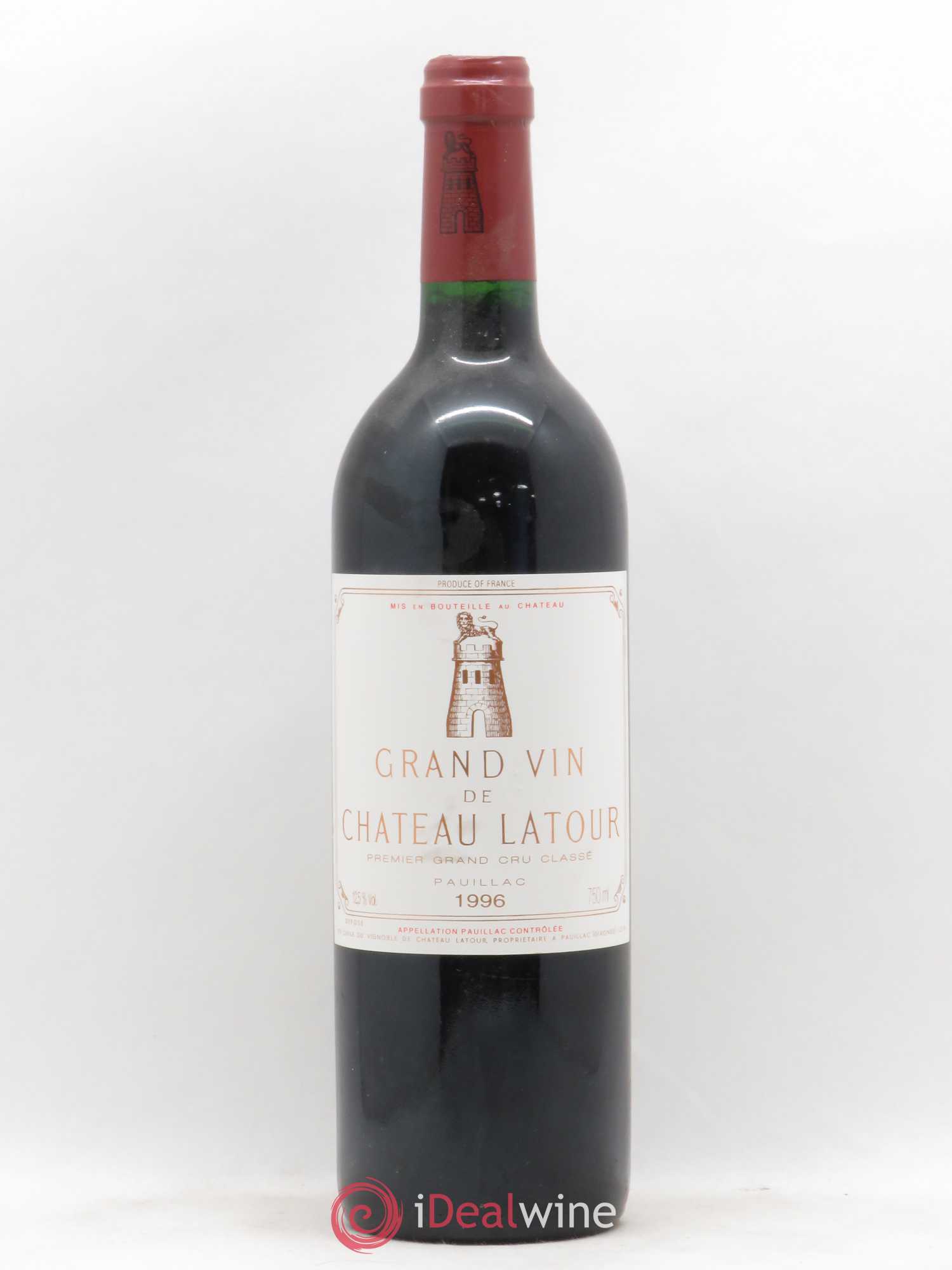 Château Latour 1er Grand Cru Classé 1996 - Lot de 1 bouteille - 0