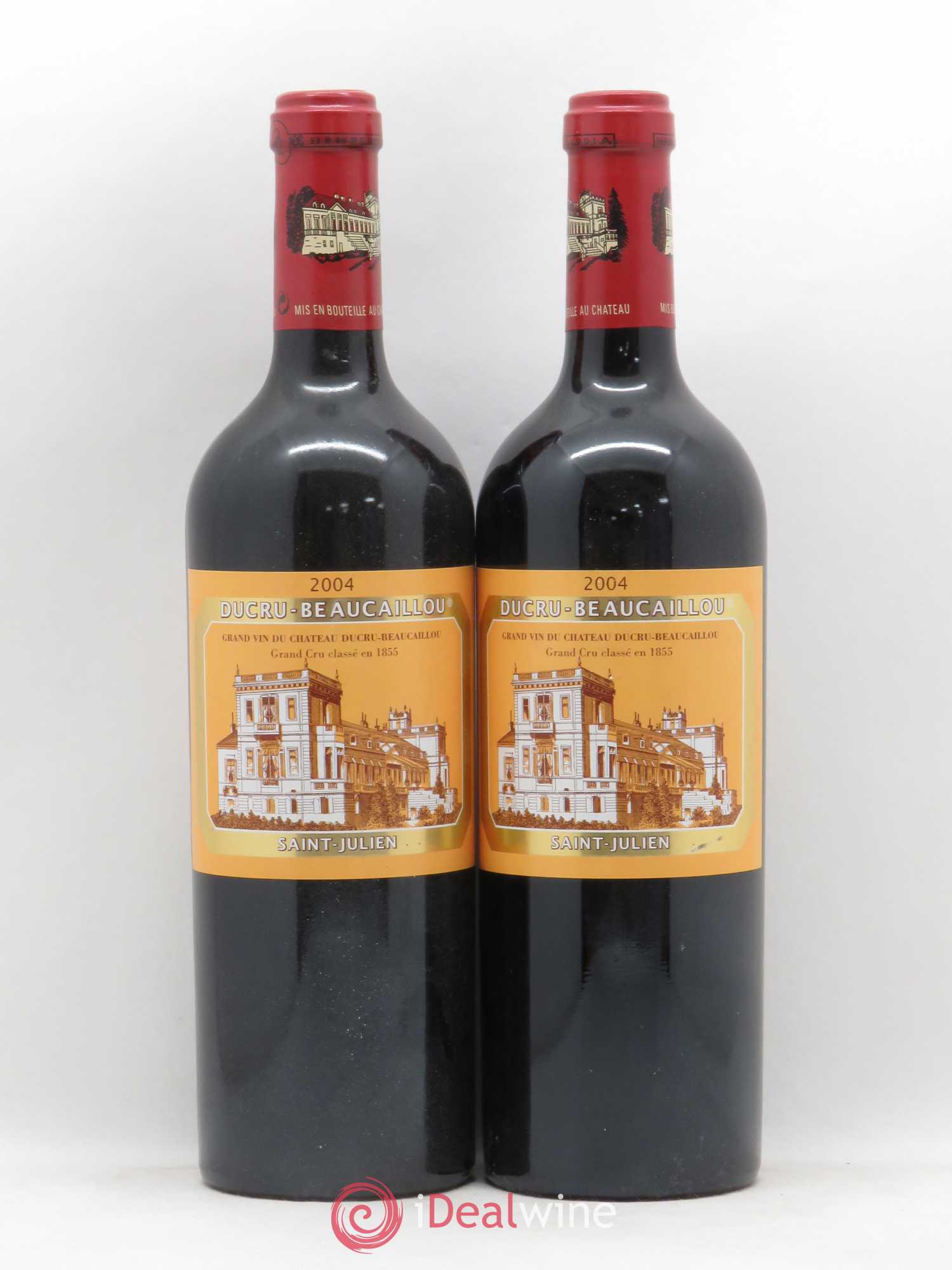 Château Ducru Beaucaillou 2ème Grand Cru Classé 2004 - Lot de 2 bouteilles - 0
