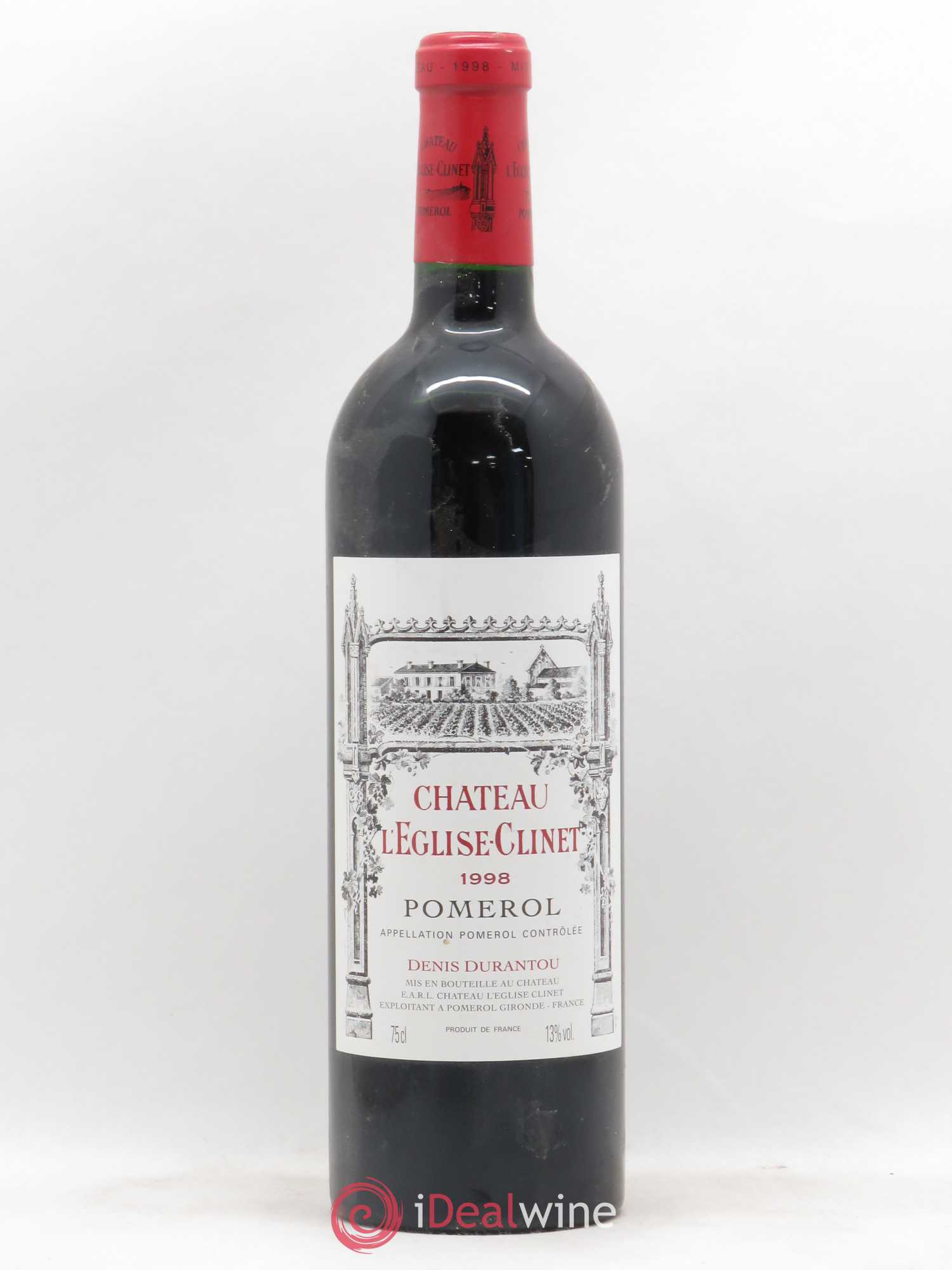 Château l' Église Clinet 1998 - Lot de 1 bouteille - 0