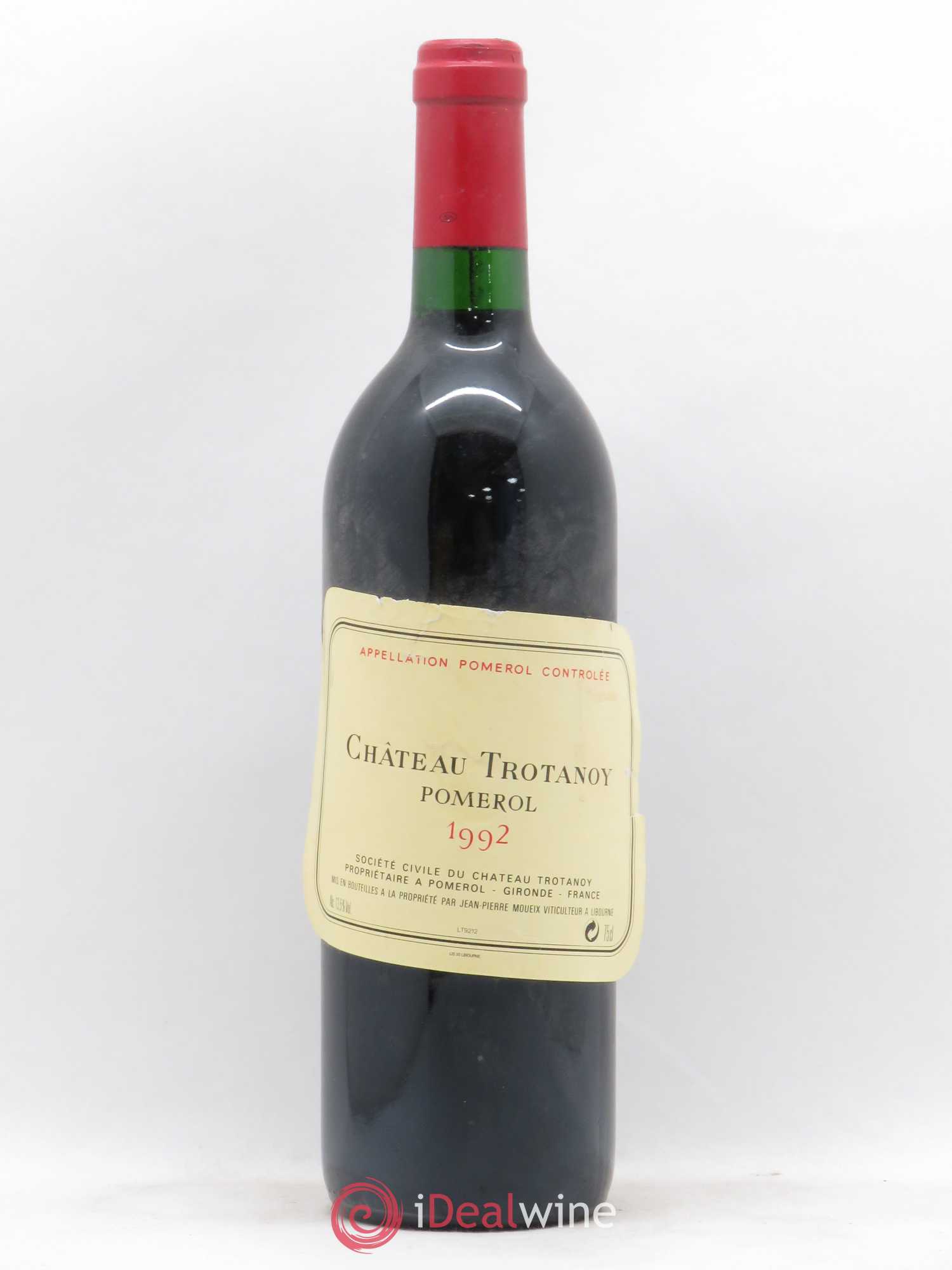Château Trotanoy 1992 - Lot de 1 bouteille - 0