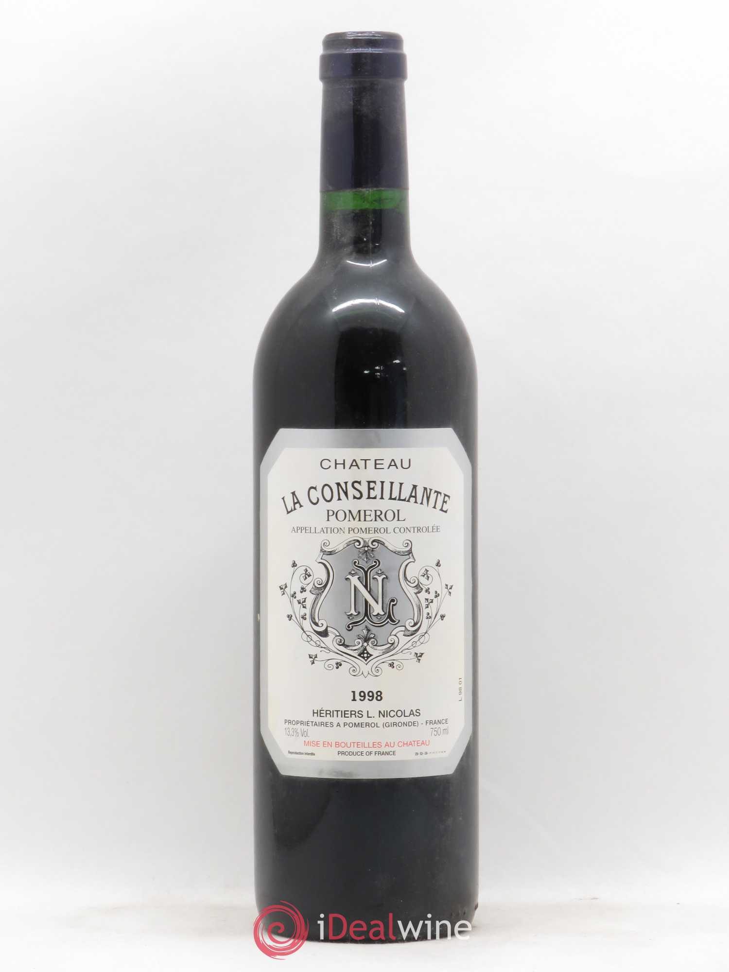 Château la Conseillante 1998 - Lot de 1 bouteille - 0