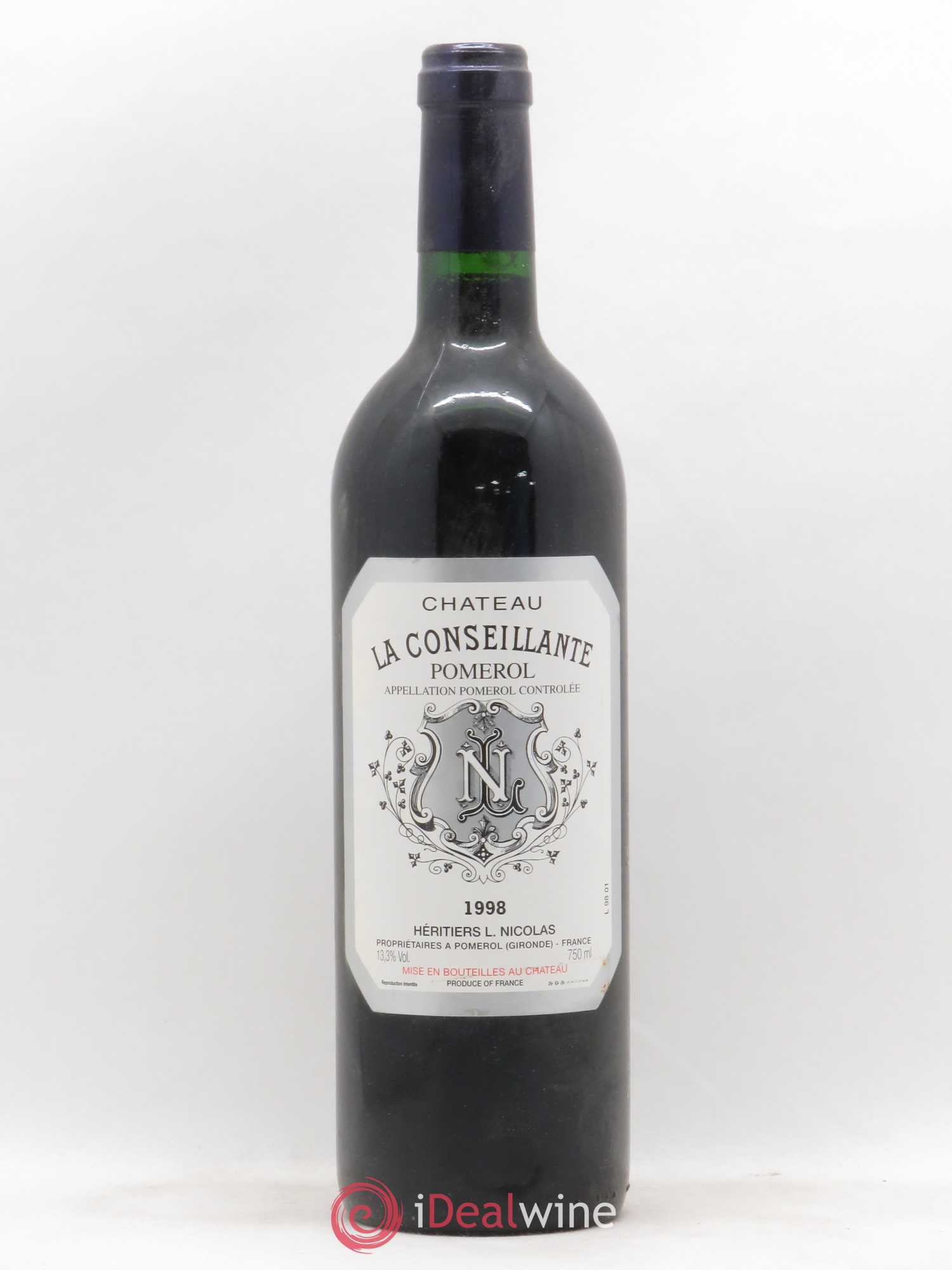 Château la Conseillante 1998 - Lot de 1 bouteille - 0