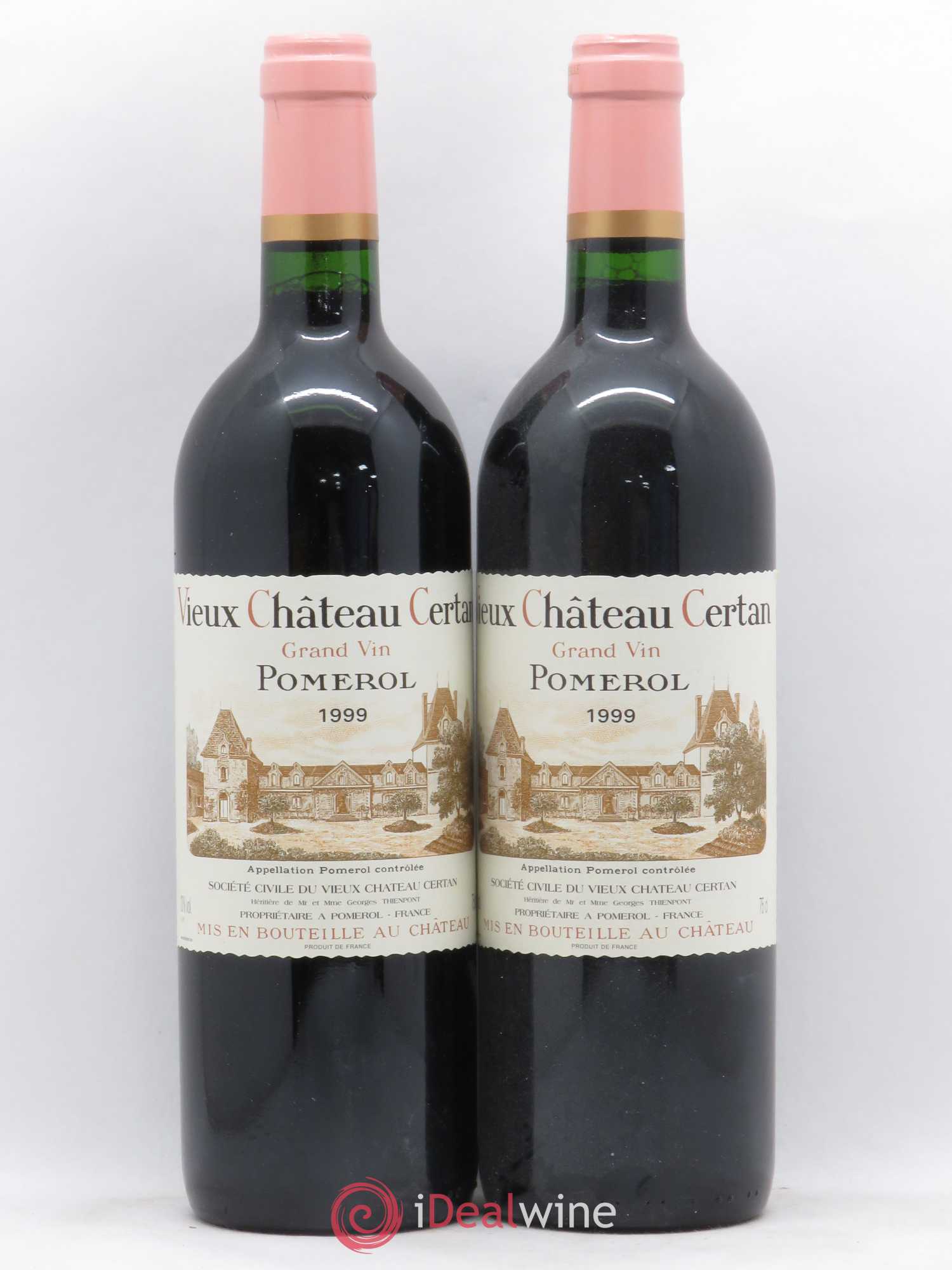 Vieux Château Certan 1999 - Lot de 2 bouteilles - 0
