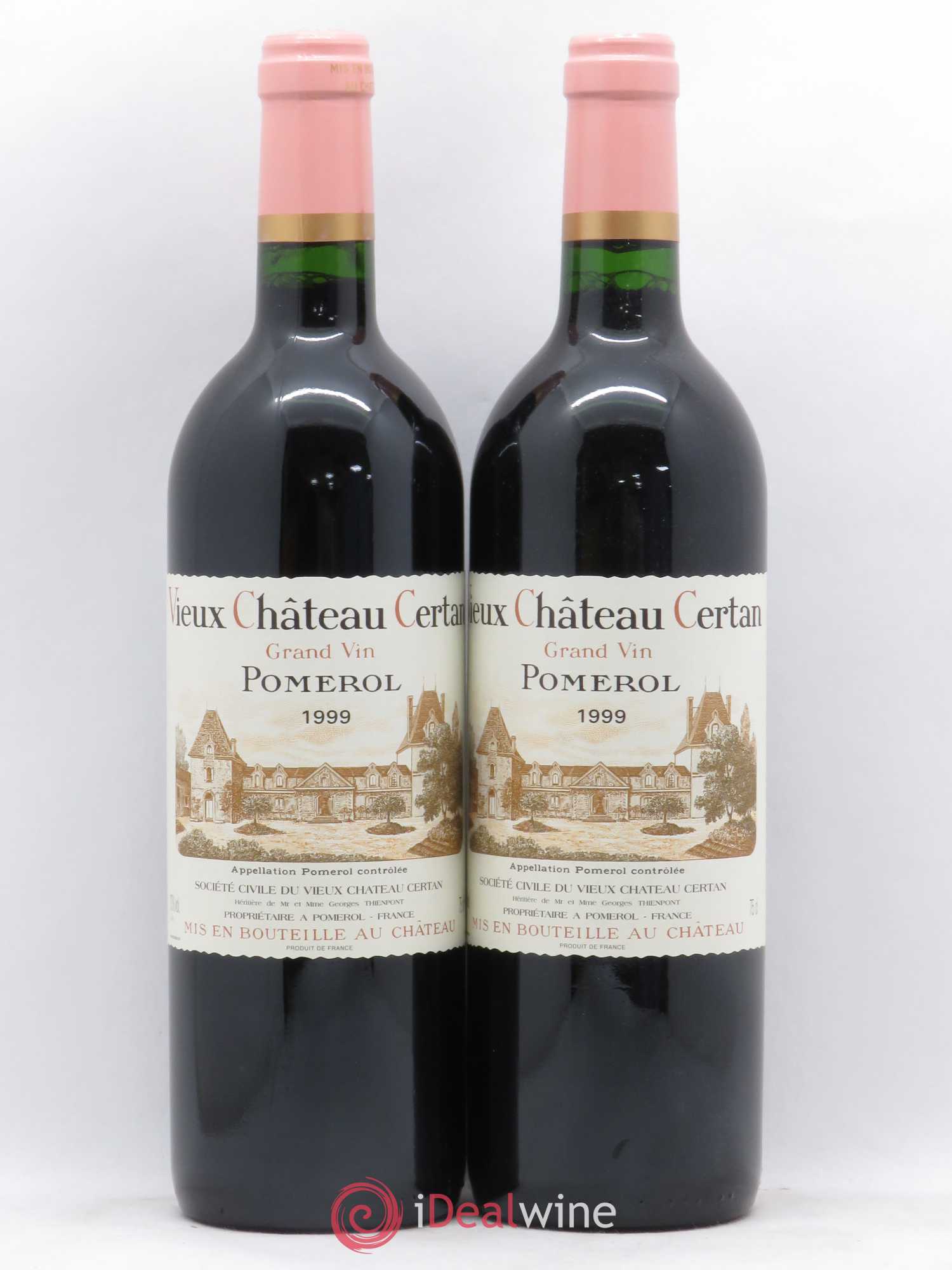 Vieux Château Certan 1999 - Lot de 2 bouteilles - 0
