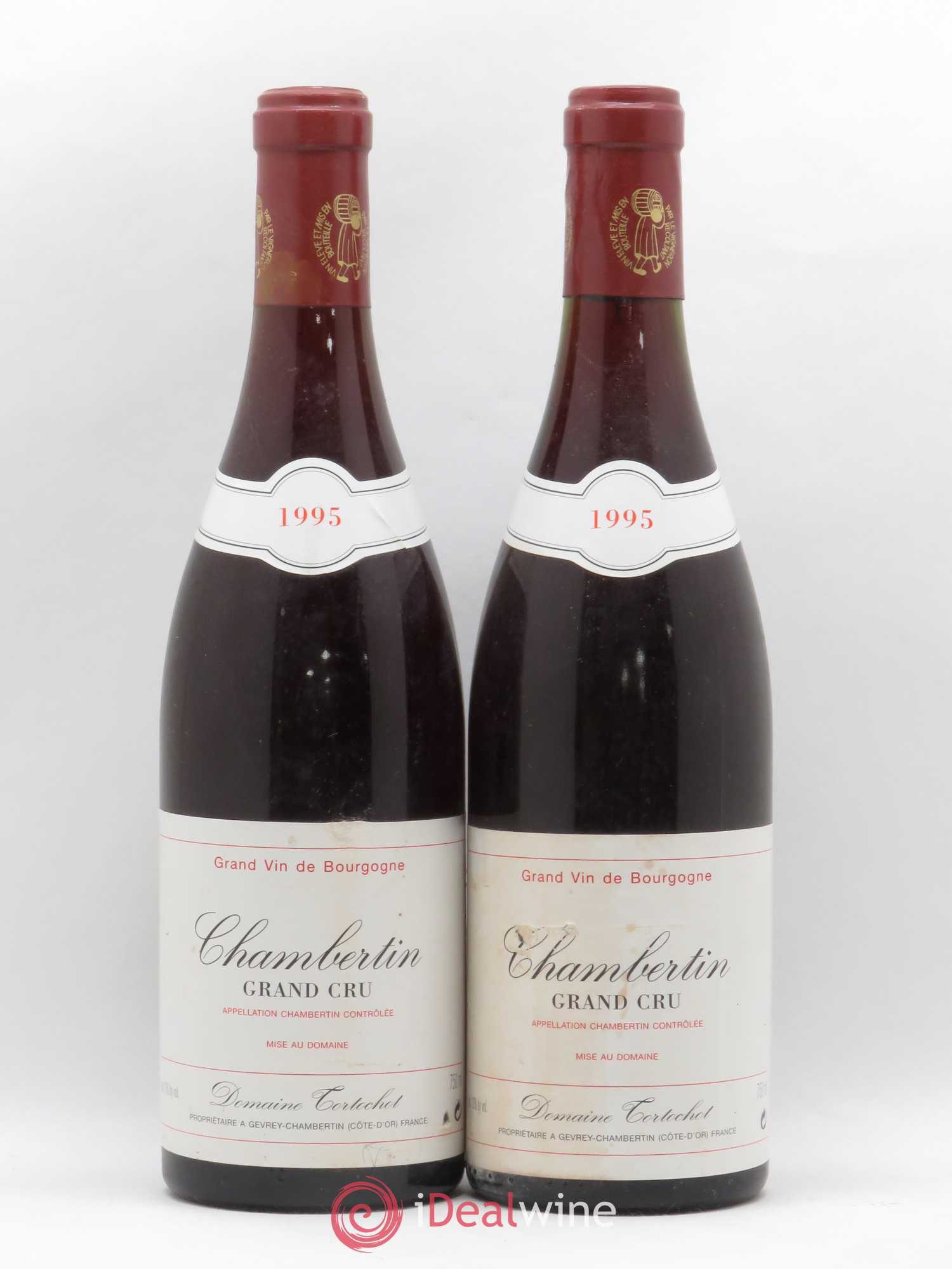 Chambertin Grand Cru Tortochot (Domaine) 1995 - Lot de 2 bouteilles - 0
