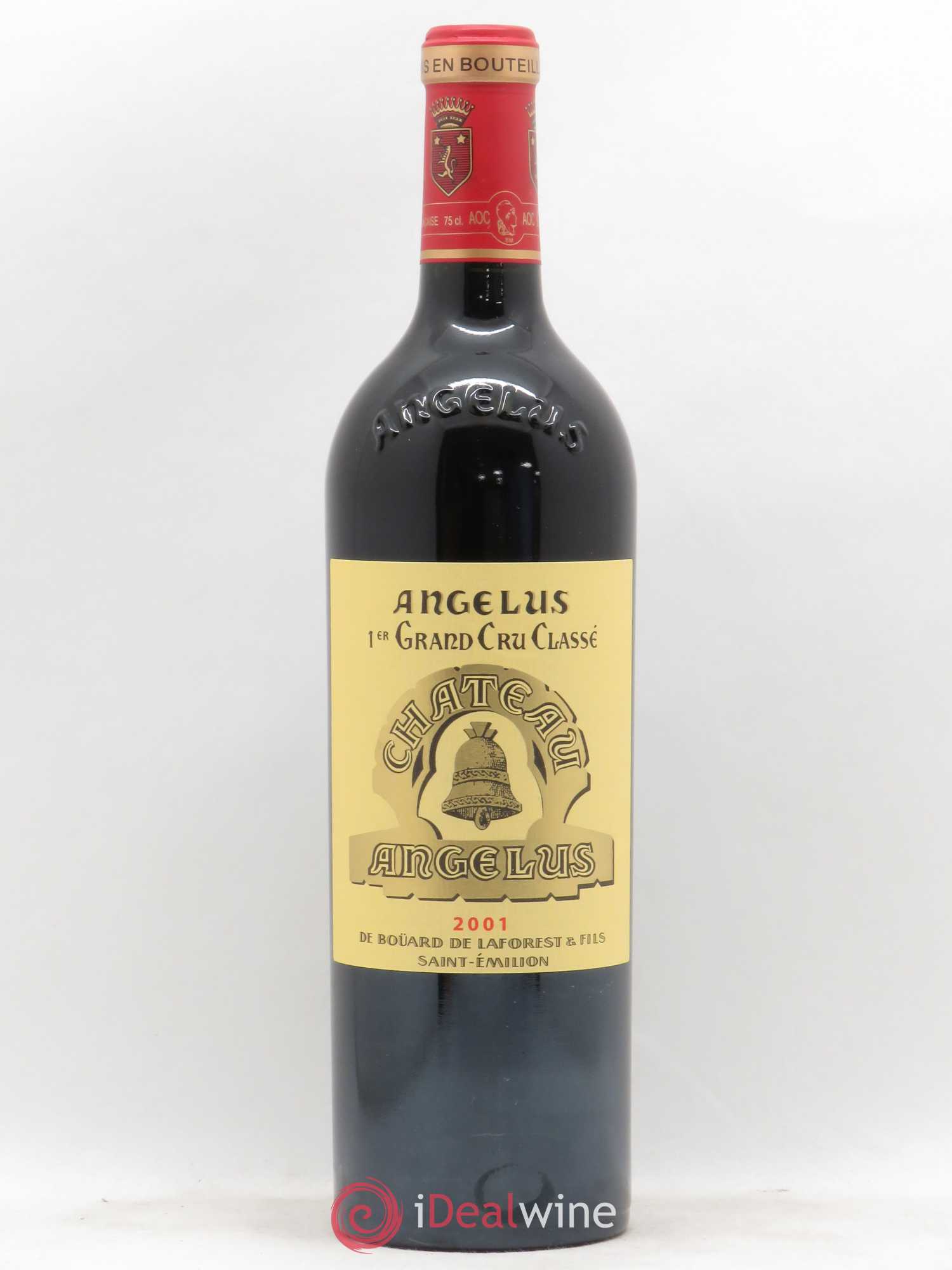 Château Angélus 1er Grand Cru Classé A 2001 - Lot de 1 bouteille - 0