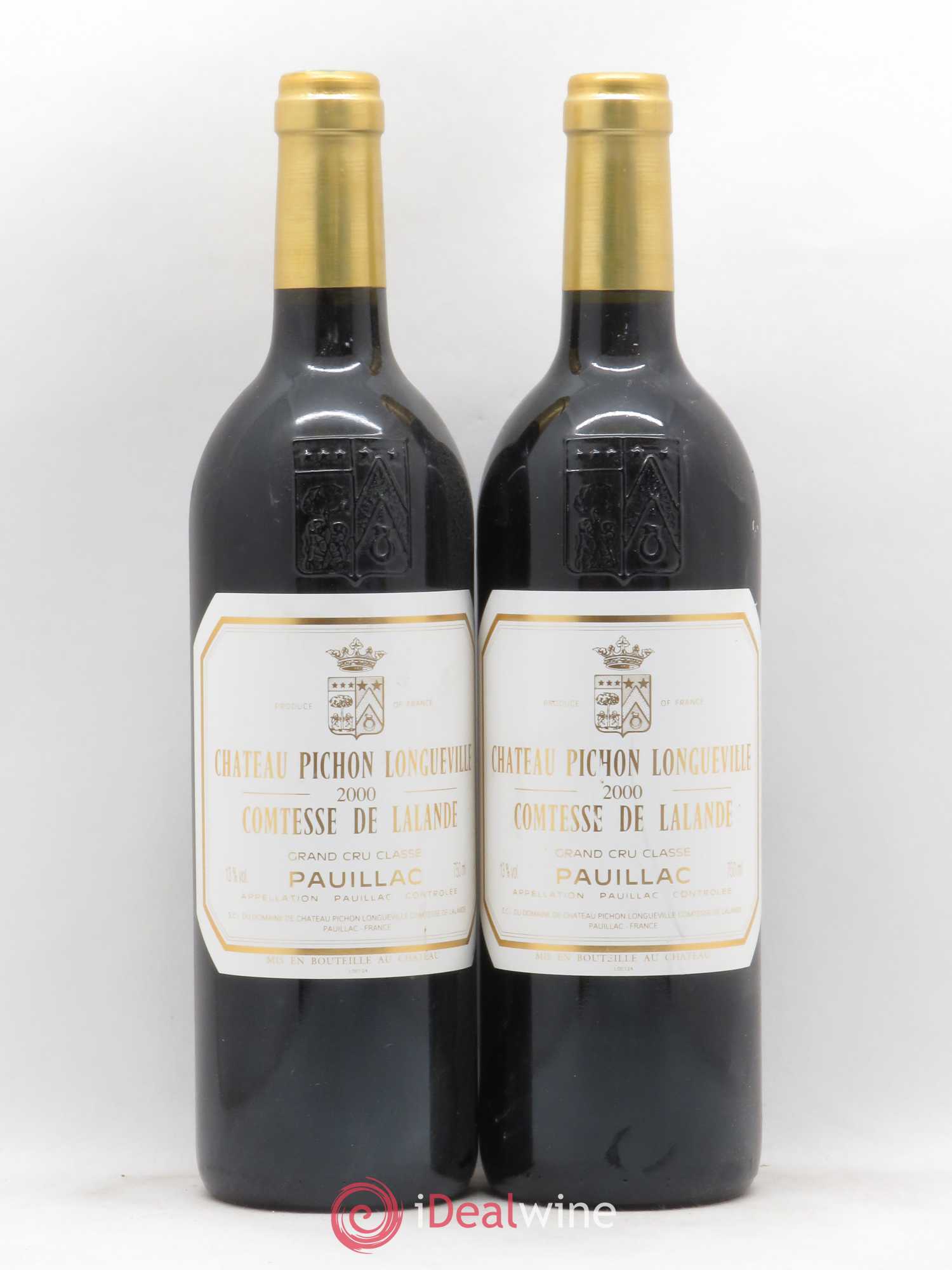 Château Pichon Longueville Comtesse de Lalande 2ème Grand Cru Classé 2000 - Lot de 2 bouteilles - 0