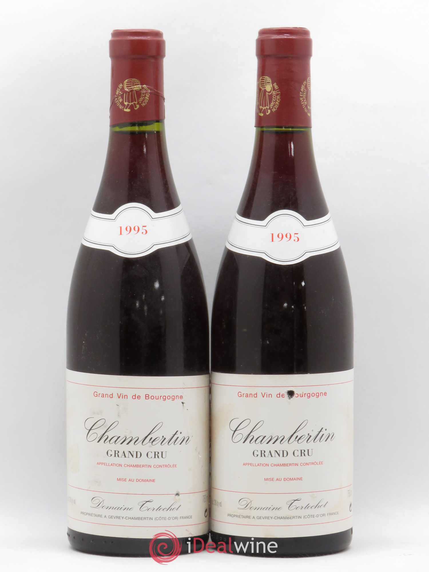 Chambertin Grand Cru Tortochot (Domaine) 1995 - Lot de 2 bouteilles - 0