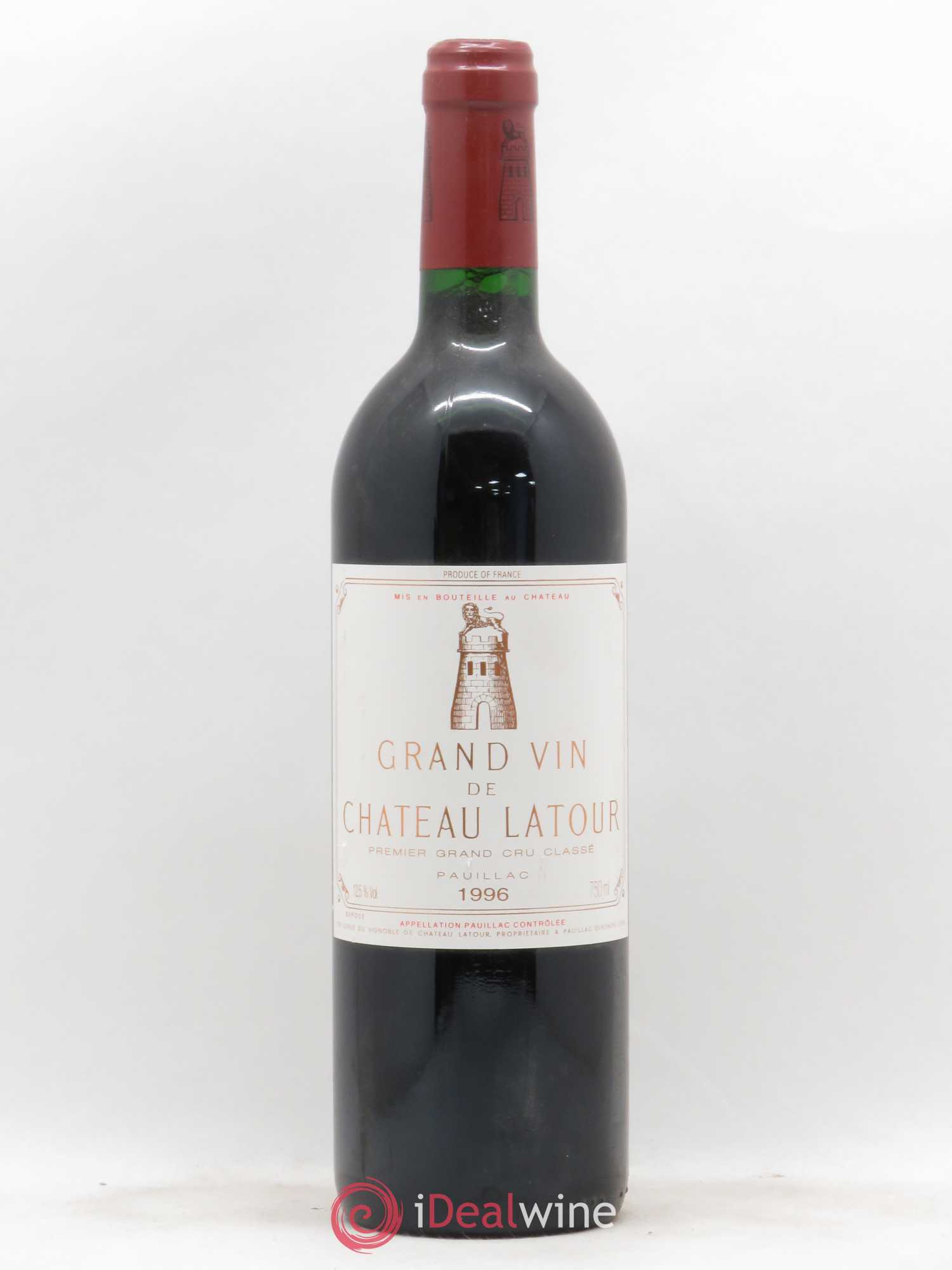 Château Latour 1er Grand Cru Classé 1996 - Lot de 1 bouteille - 0