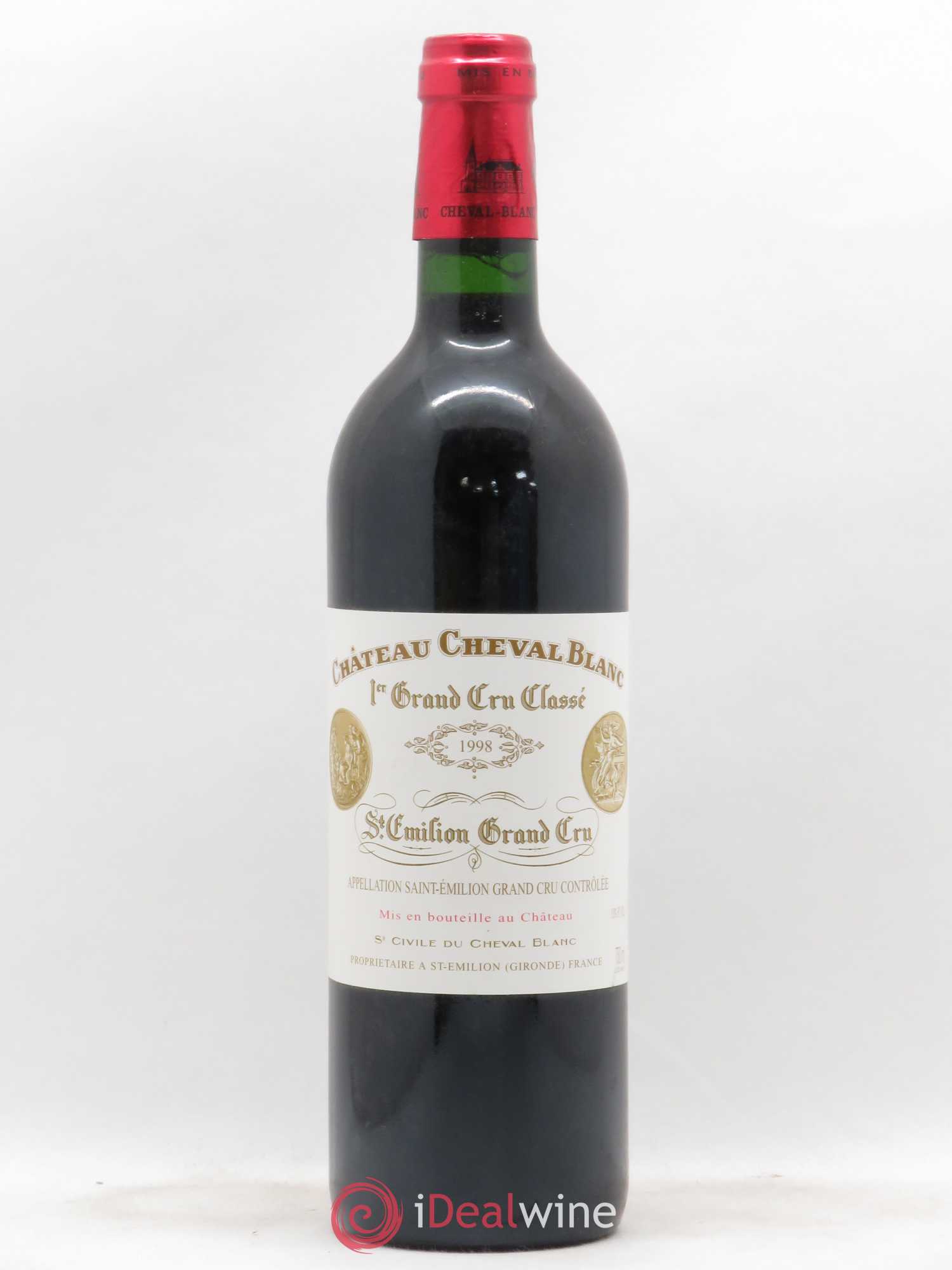 Château Cheval Blanc 1er Grand Cru Classé A 1998 - Lot de 1 bouteille - 0