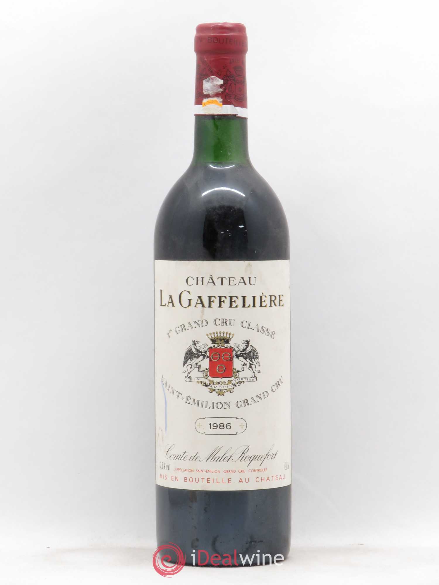 Château la Gaffelière 1er Grand Cru Classé B 1986 - Lot de 1 bouteille - 0