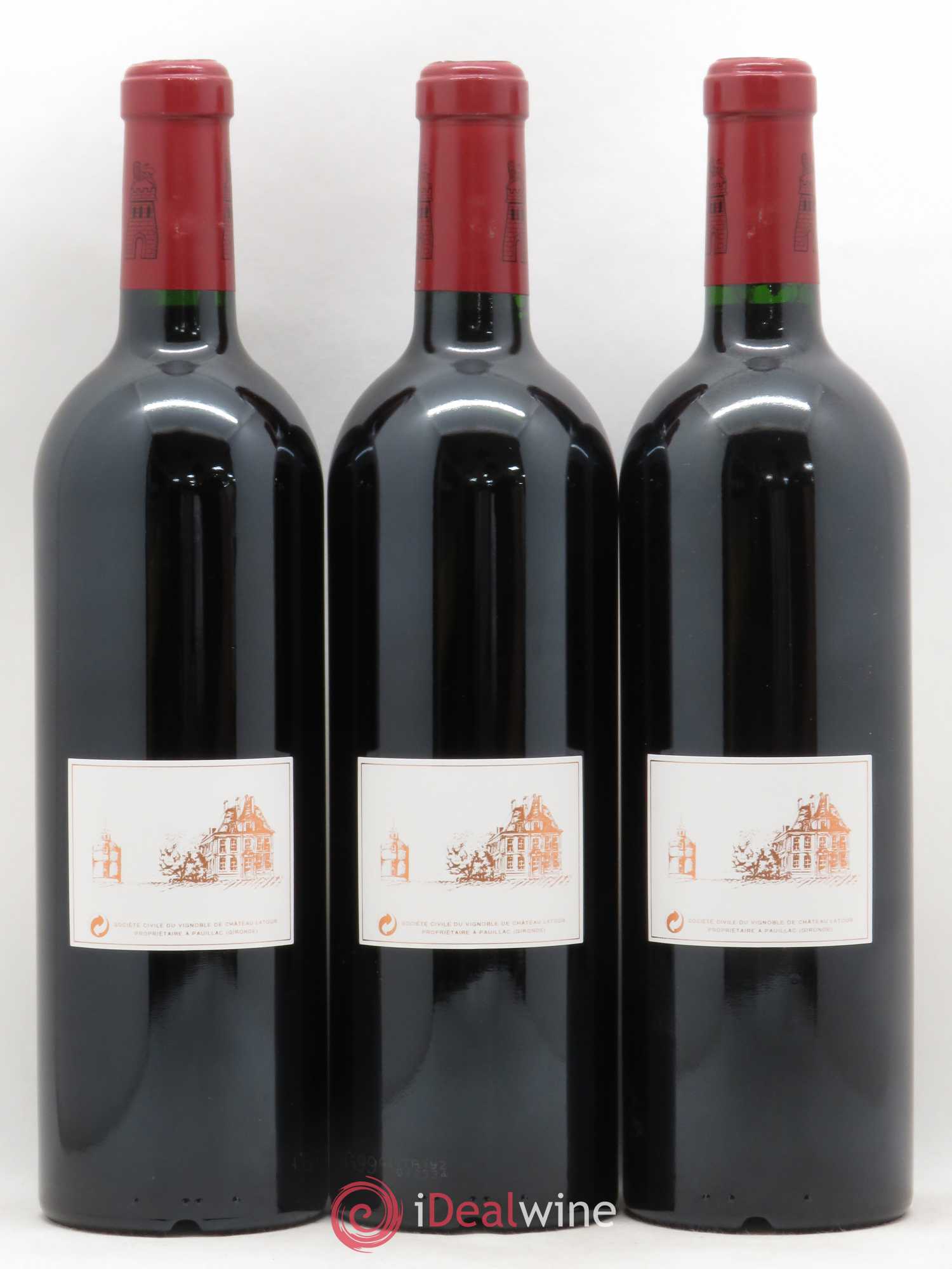 Château Latour 1er Grand Cru Classé 1999 - Lot de 3 bouteilles - 1