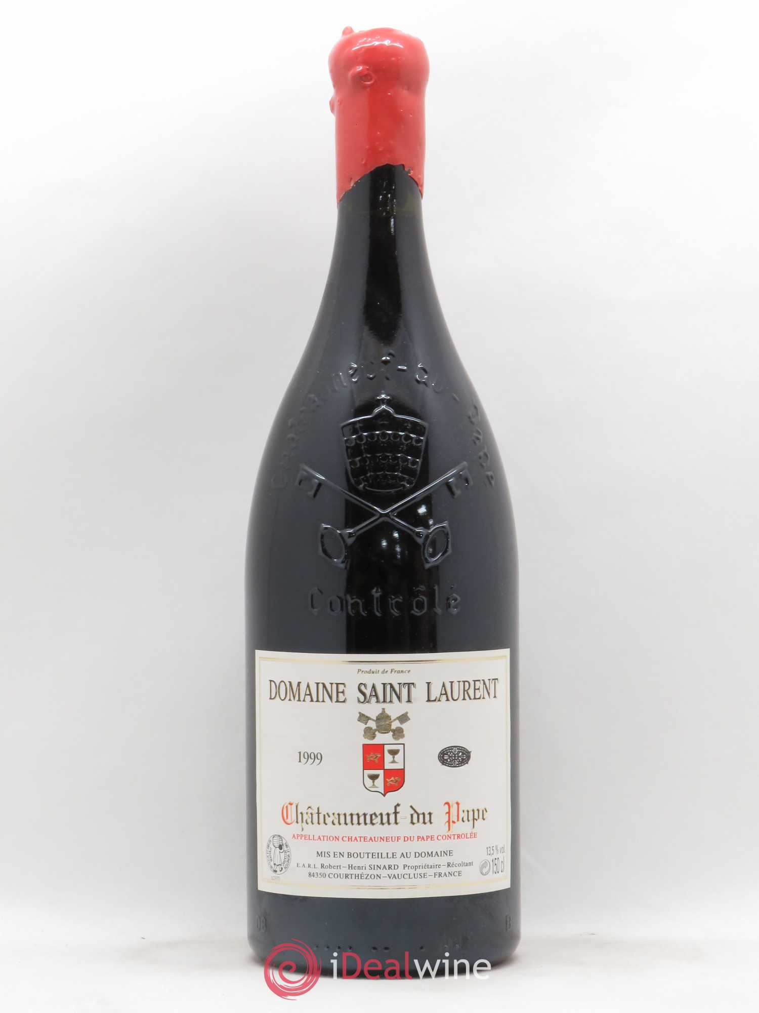Châteauneuf-du-Pape Domaine Saint Laurent 1999 - Posten von 1 Magnum - 0