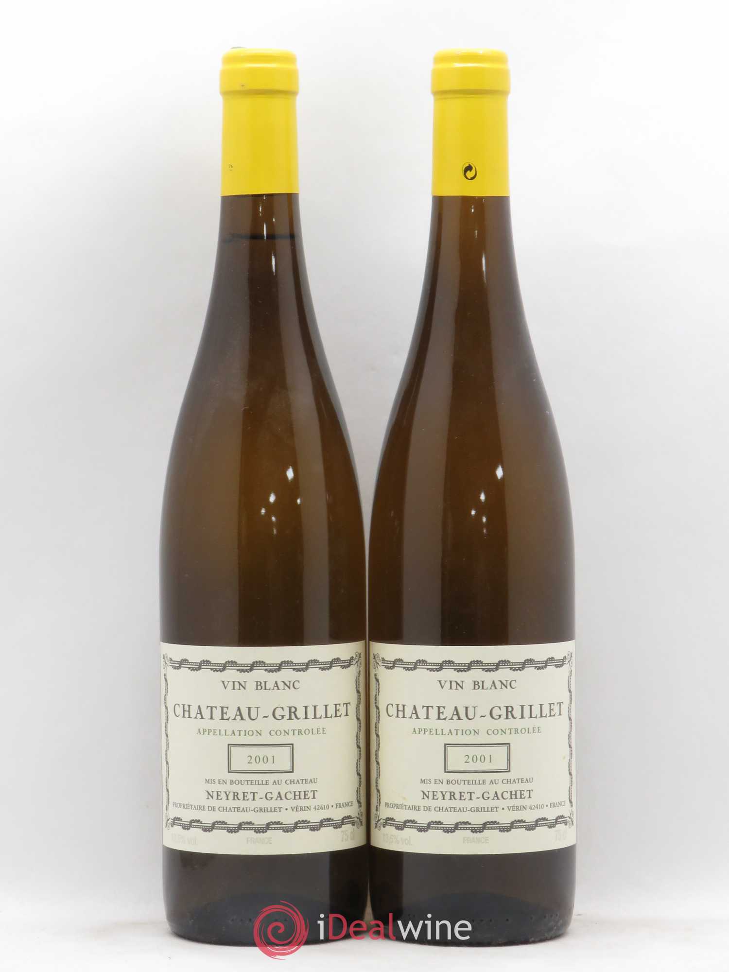 Château Grillet Château-Grillet 2001 - Lot de 2 bouteilles - 0
