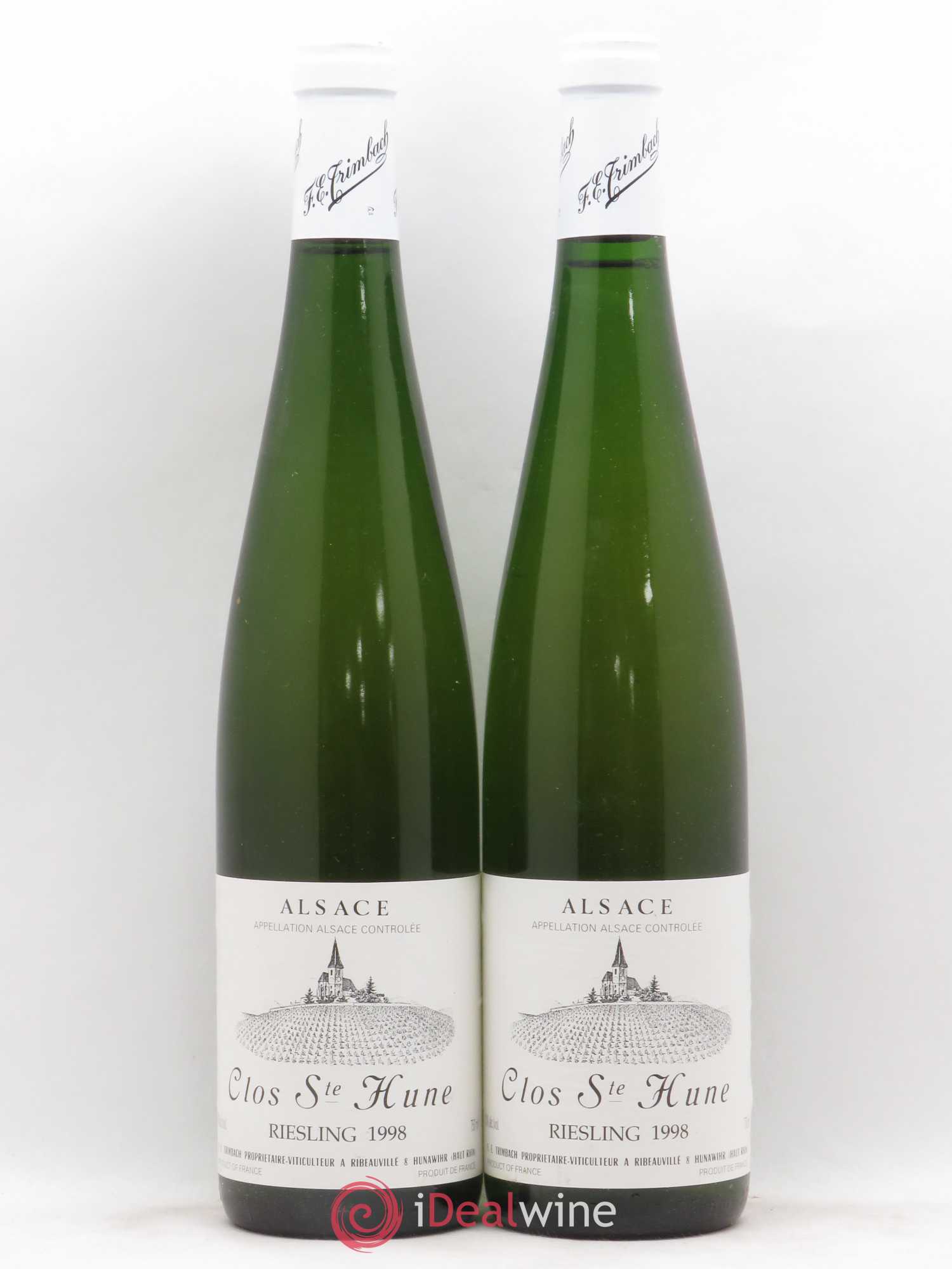 Alsace Riesling Clos Sainte-Hune Trimbach (Domaine) 1998 - Lot de 2 bouteilles - 0