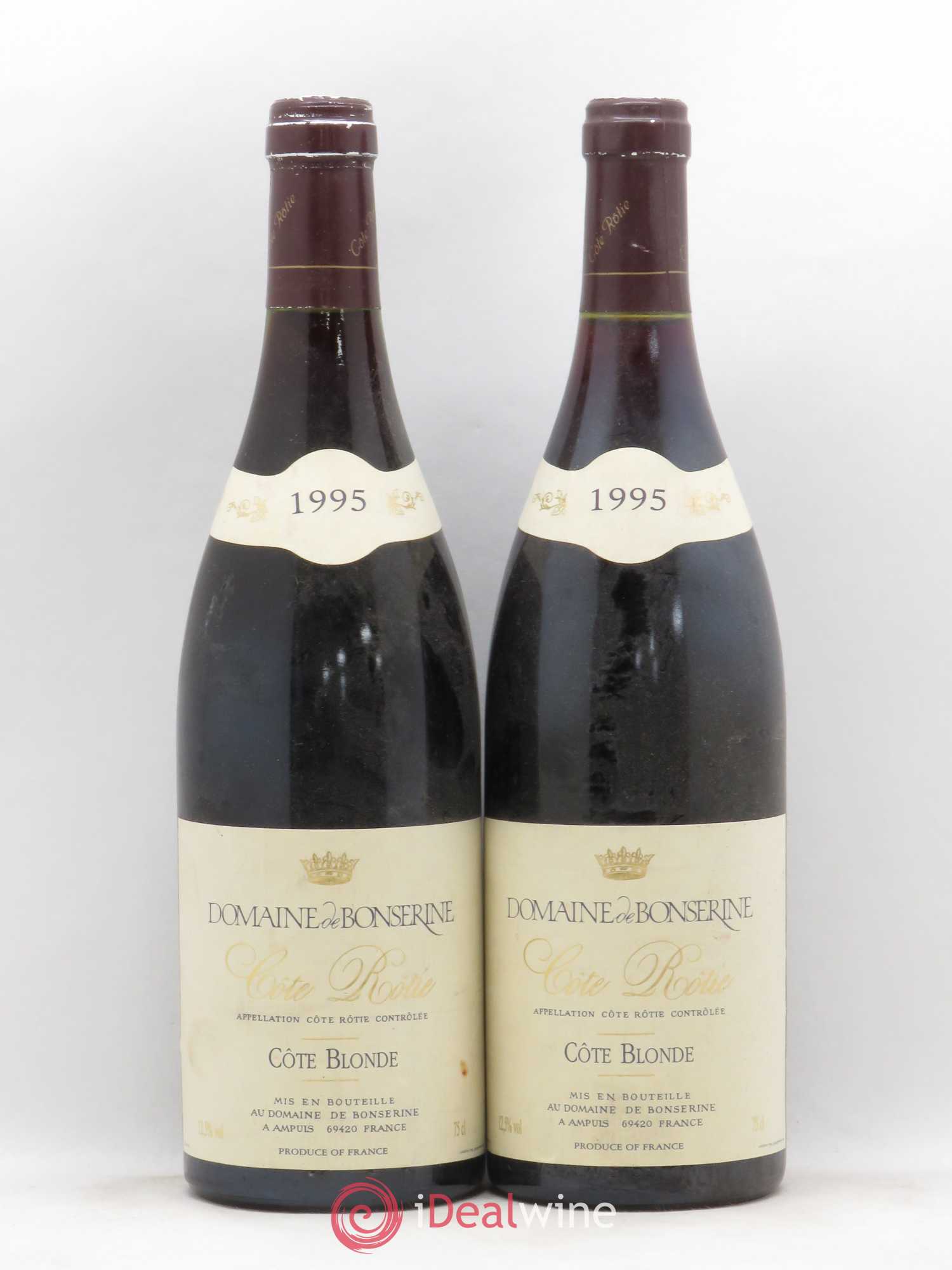 Côte-Rôtie La Garde Bonserine (Domaine de) 1995 - Lot de 2 bouteilles - 0