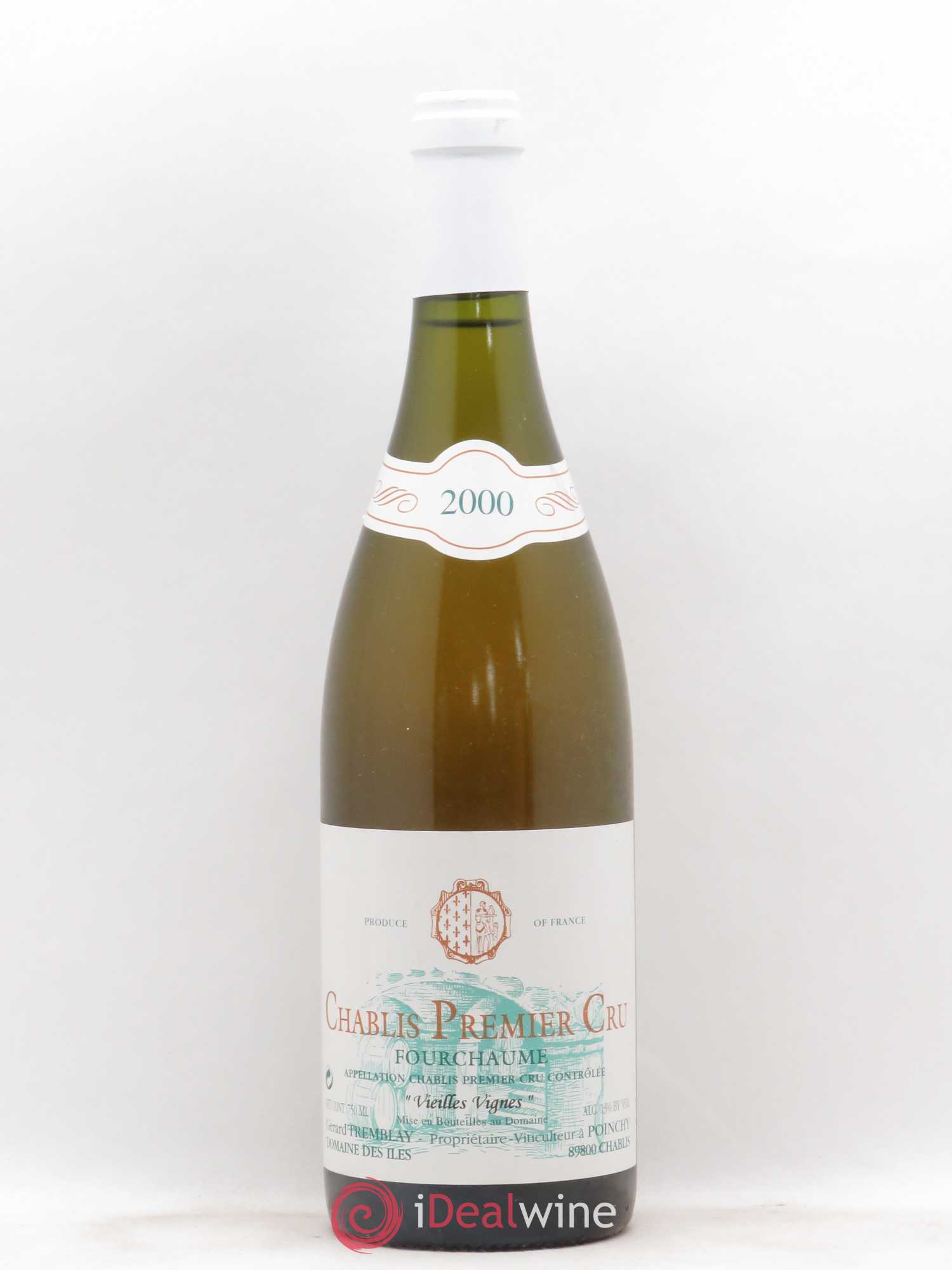 Chablis 1er Cru Fourchaume Tremblay Domaine des Iles 2000 - Posten von 1 Flasche - 0