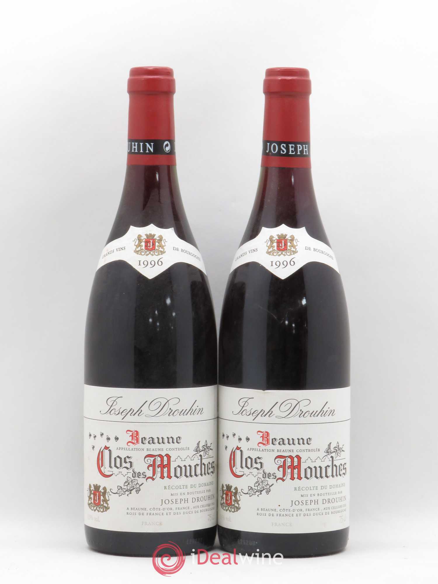 Beaune 1er Cru Clos des Mouches Joseph Drouhin 1996 - Lot de 2 bouteilles - 0