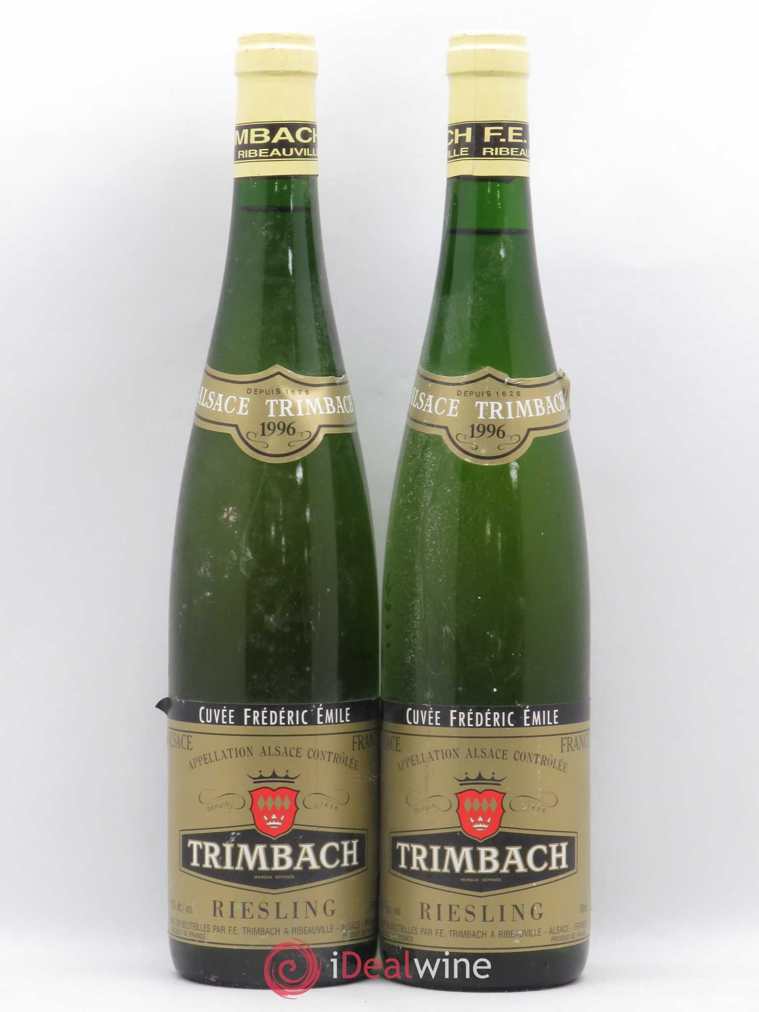 Alsace Riesling Cuvée Frédéric Emile Trimbach (Domaine) 1996 - Lot de 2 bouteilles - 0