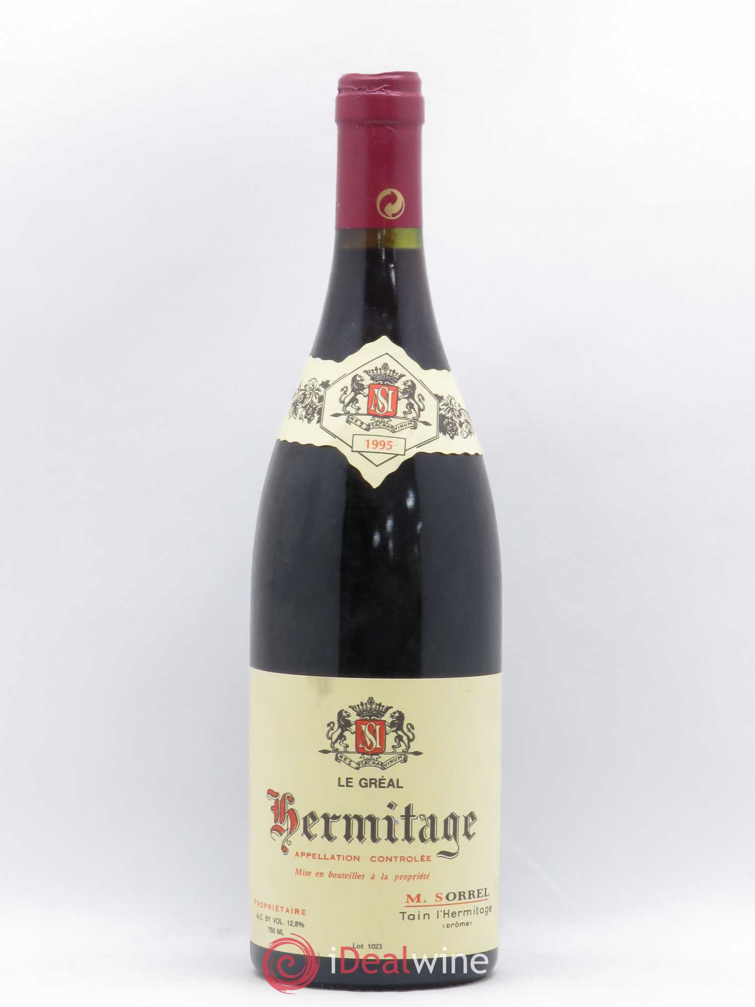 Hermitage Le Gréal Marc Sorrel 1995 - Lot de 1 bouteille - 0
