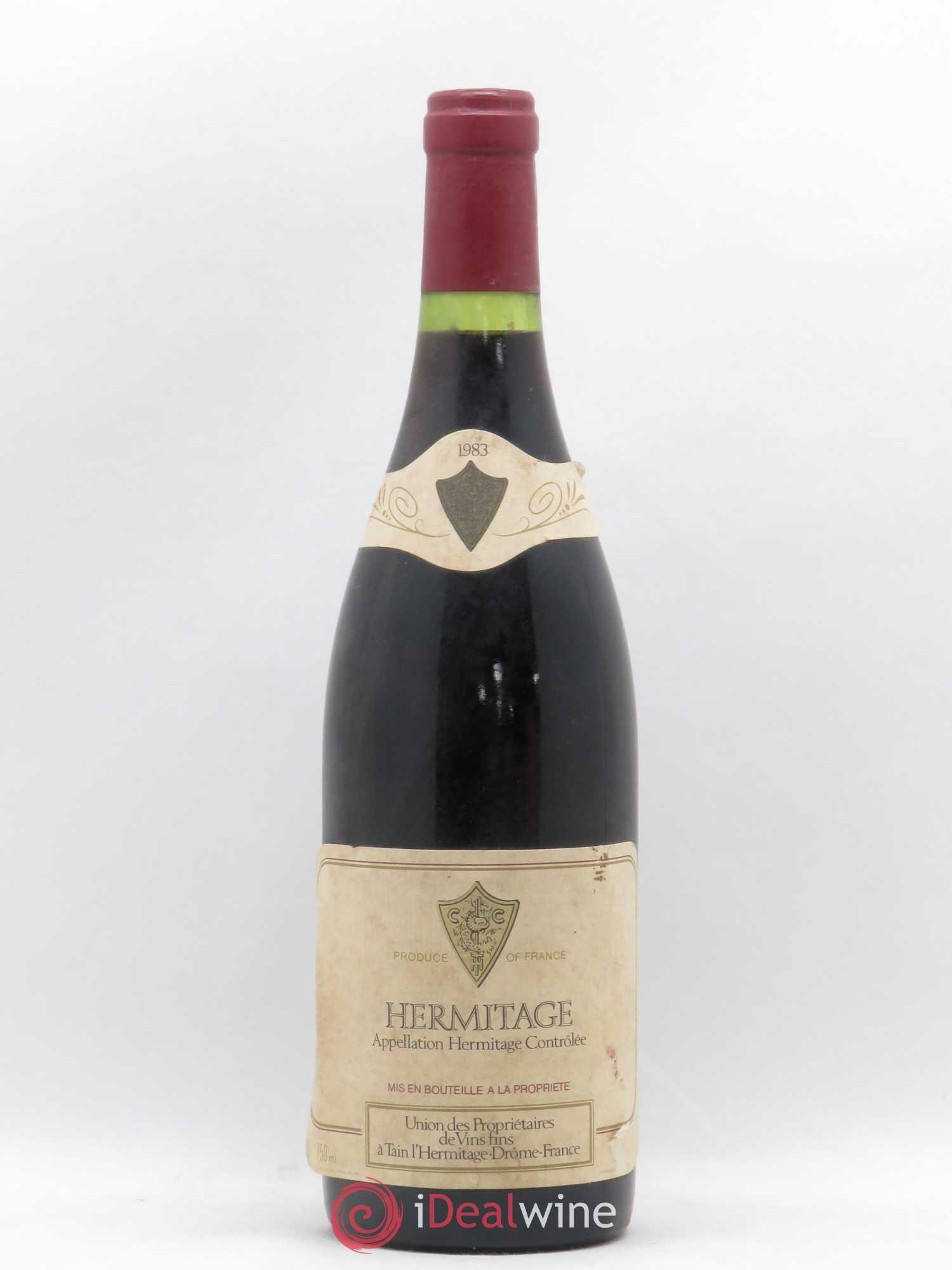 Hermitage Union des propriétaires de Vins Fins à Tain l'Hermitage 1983 - Posten von 1 Flasche - 0