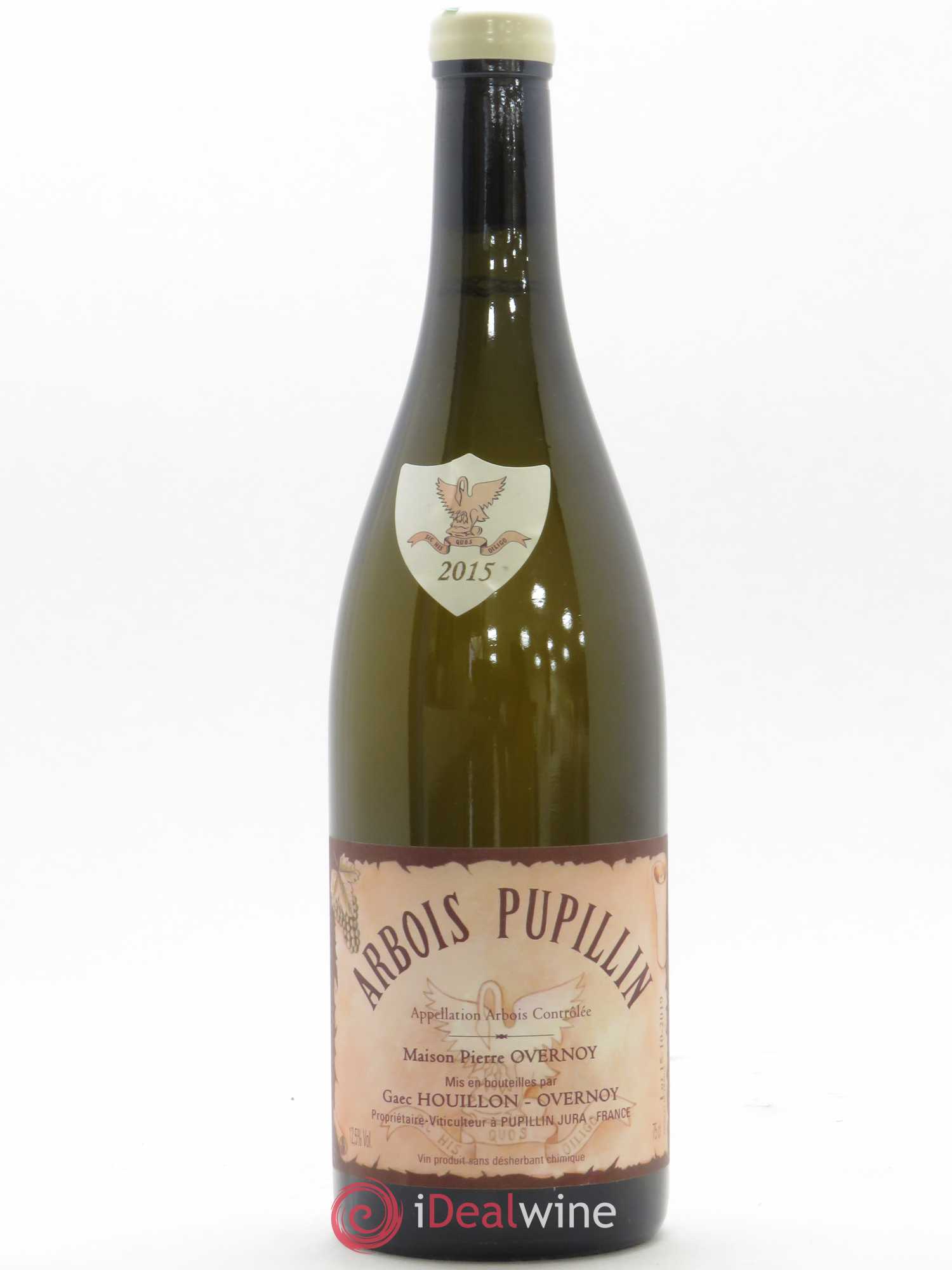 Arbois-Pupillin Chardonnay (cire blanche) Overnoy-Houillon (Domaine) 2015 - Lot de 1 bouteille - 0