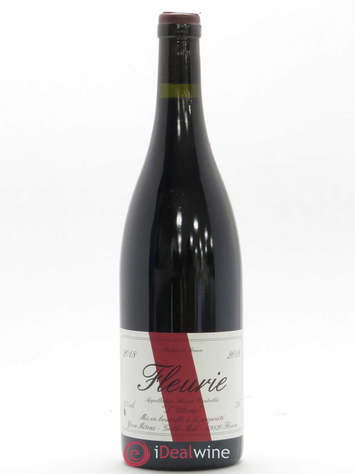 Fleurie l'Ultime Yvon Métras 2018 - Lot de 1 bouteille - 0