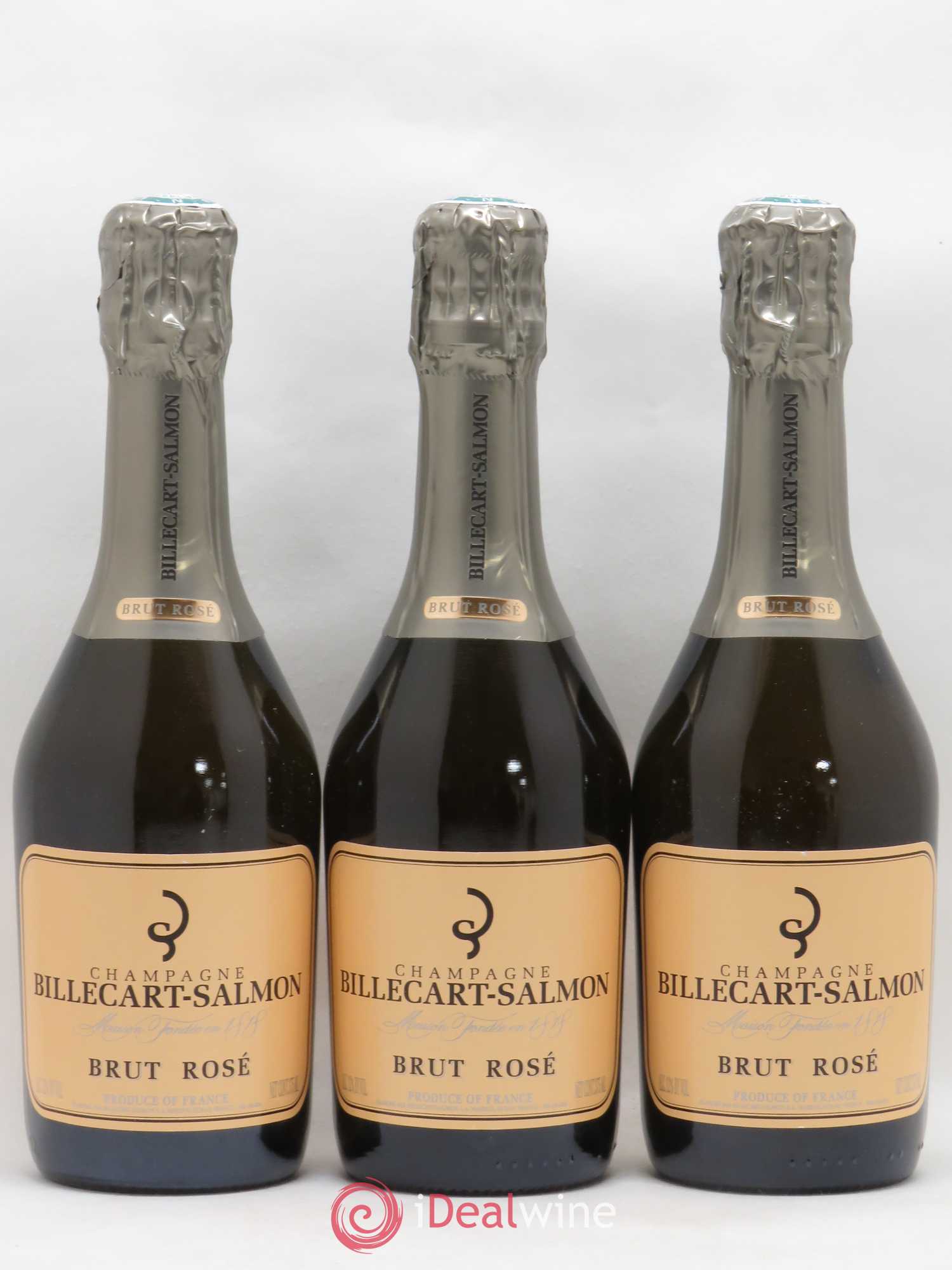 Rosé Billecart-Salmon - Lot de 3 demi bouteilles - 0