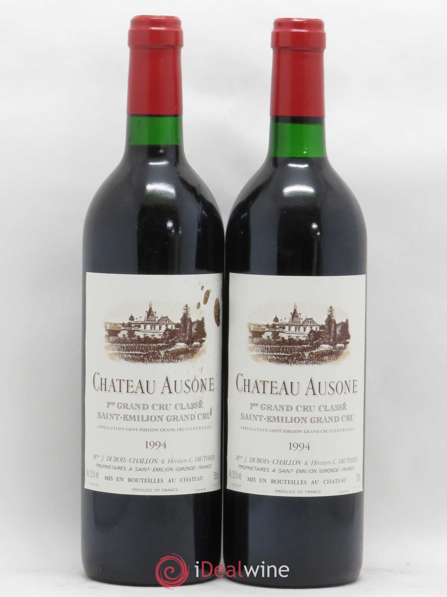 Château Ausone 1er Grand Cru Classé A 1994 - Lot de 2 bouteilles - 0