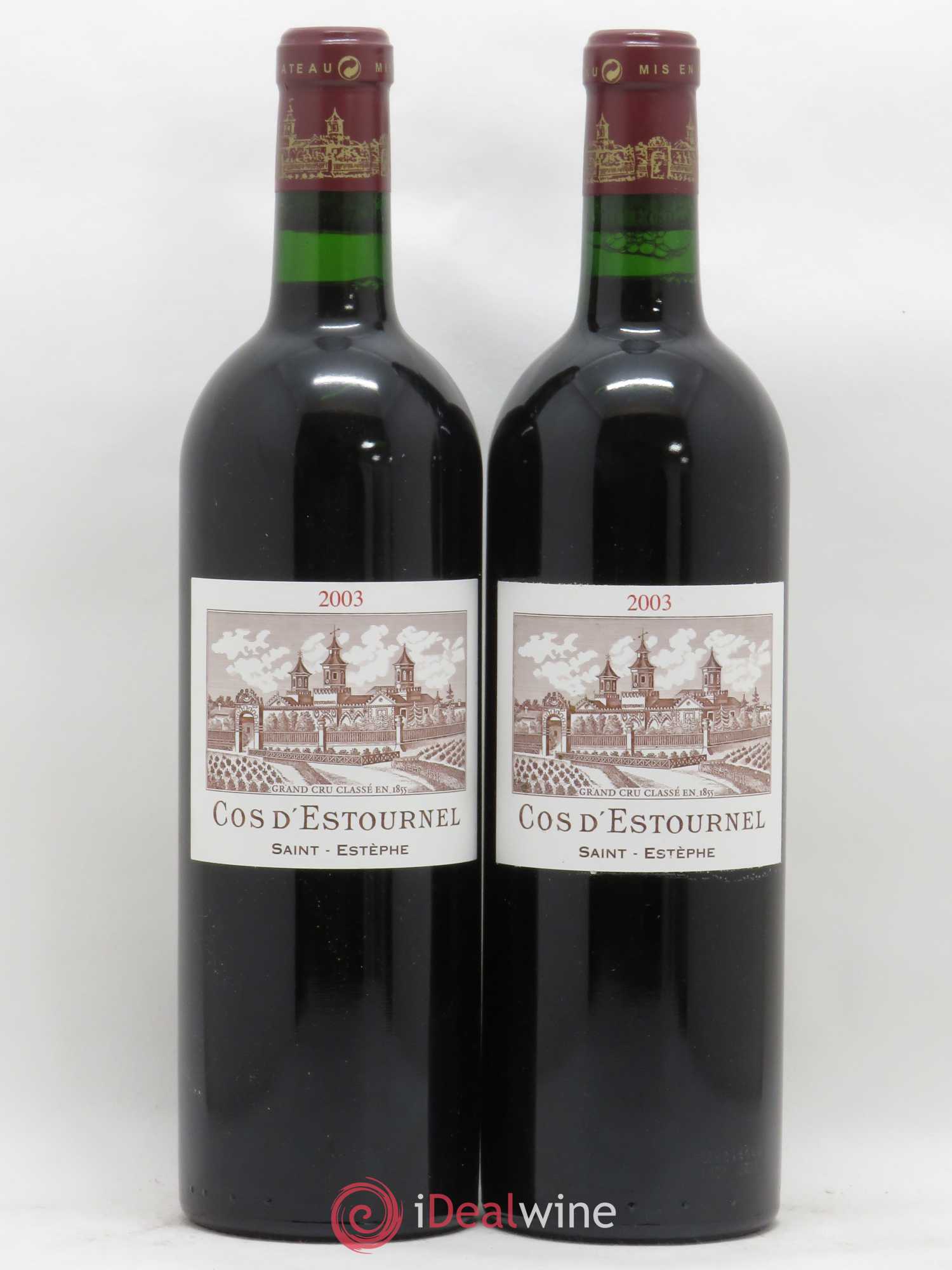 Cos d'Estournel 2ème Grand Cru Classé 2003 - Lot de 2 bouteilles - 0